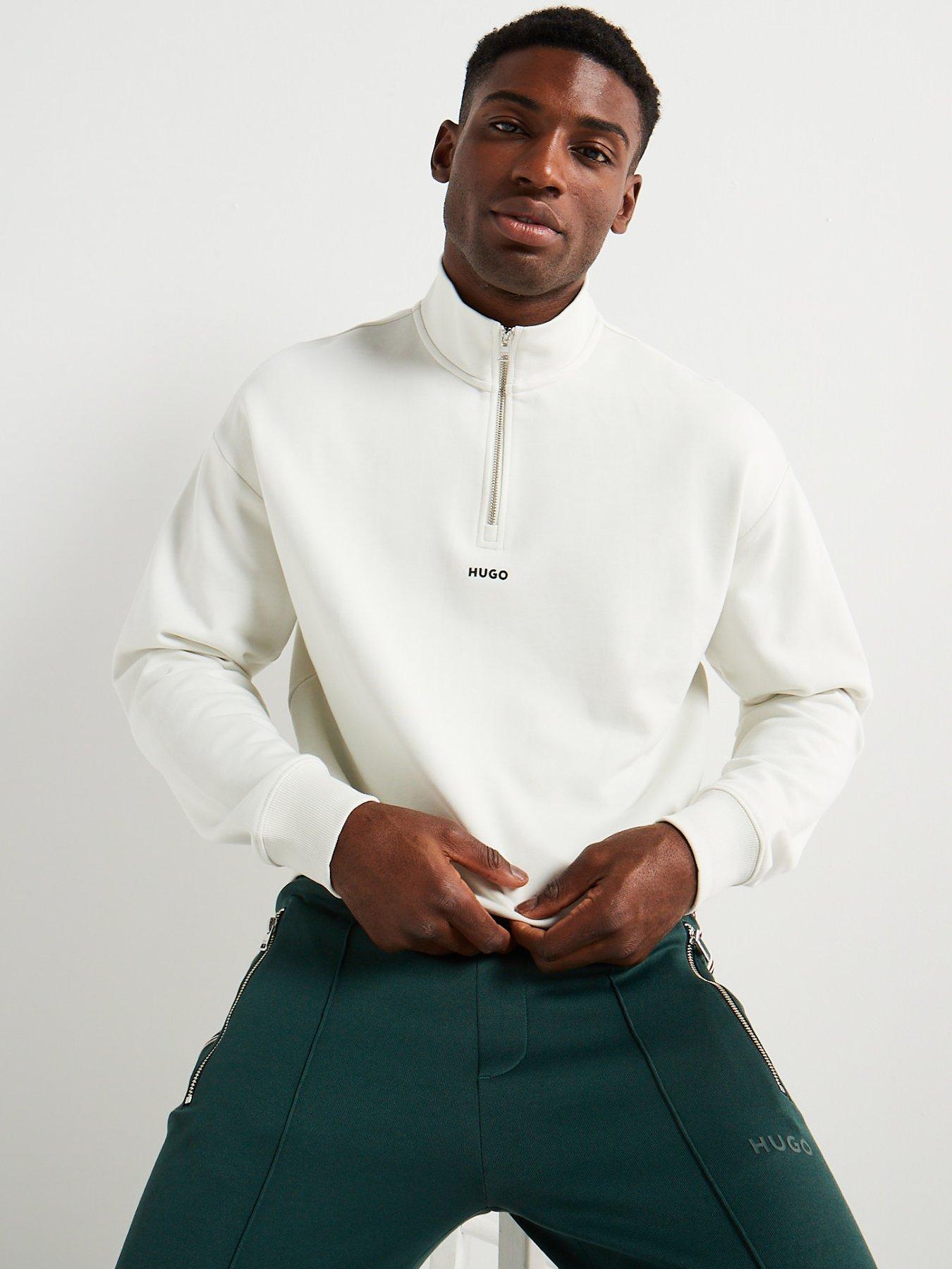 hugo-durty244-relaxed-fit-14-zip-sweatshirt-whitedetail