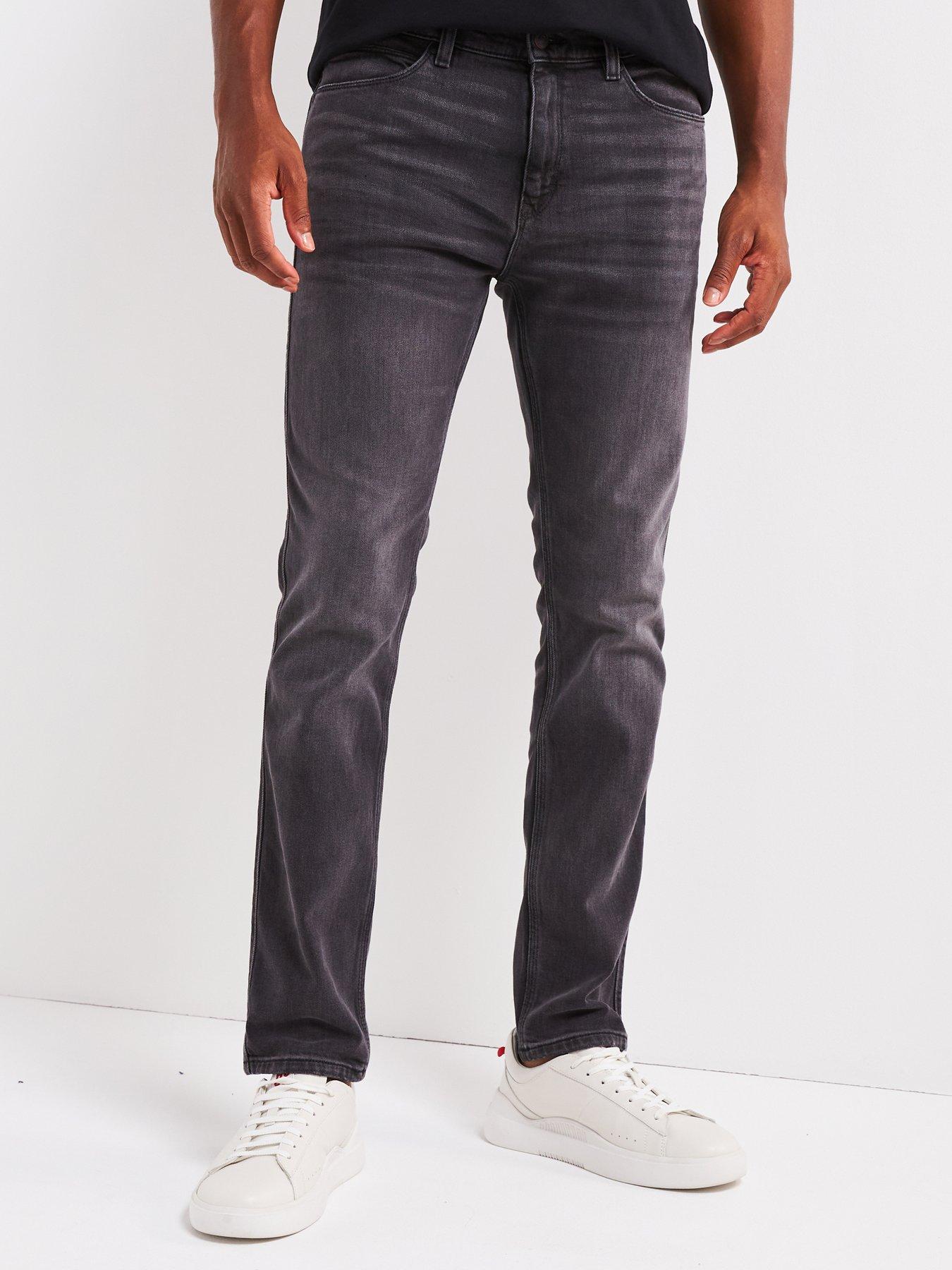 Image 1 of 4 of HUGO 708 Slim Fit Jeans - Grey