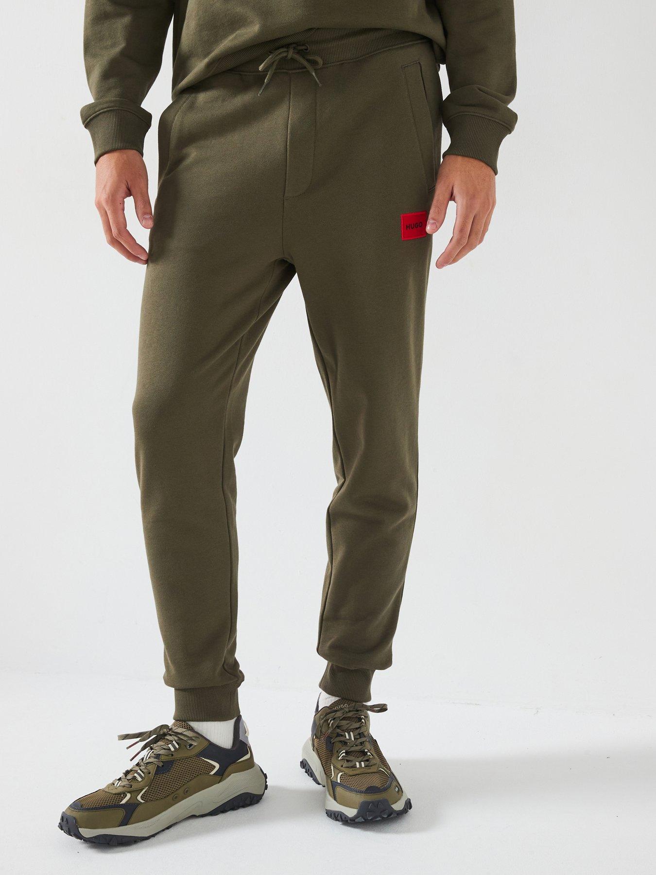 hugo-doak-red-patch-logo-joggers-dark-green