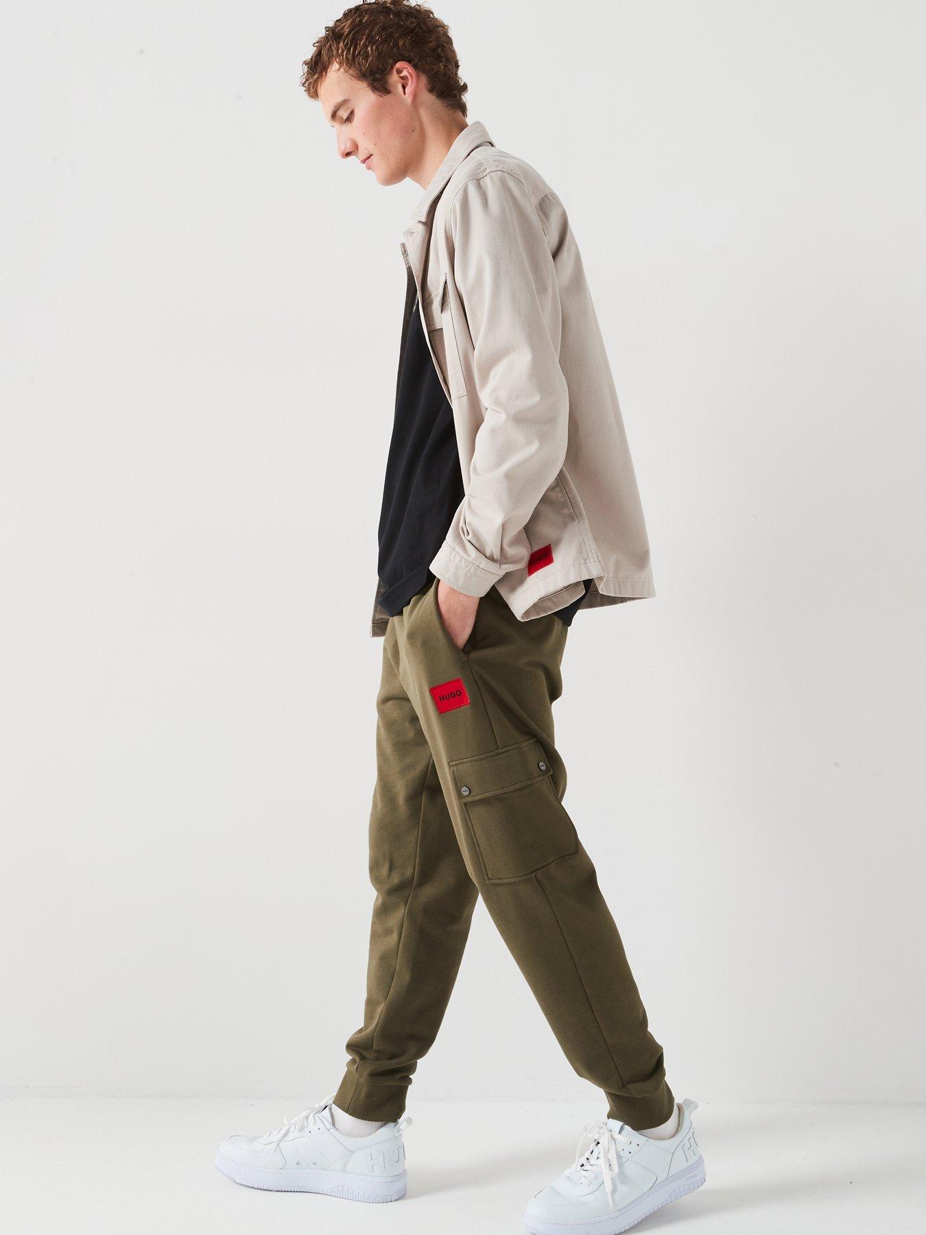 hugo-hugo-dwellrom-relaxed-fit-jersey-cargo-pants-khakidetail