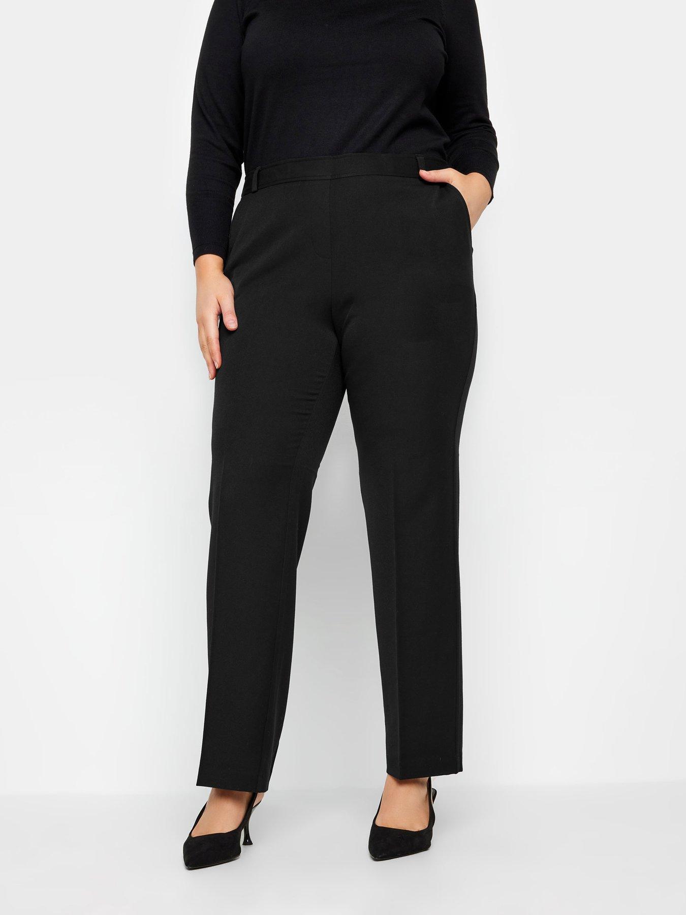 evans-straight-leg-trousers-black