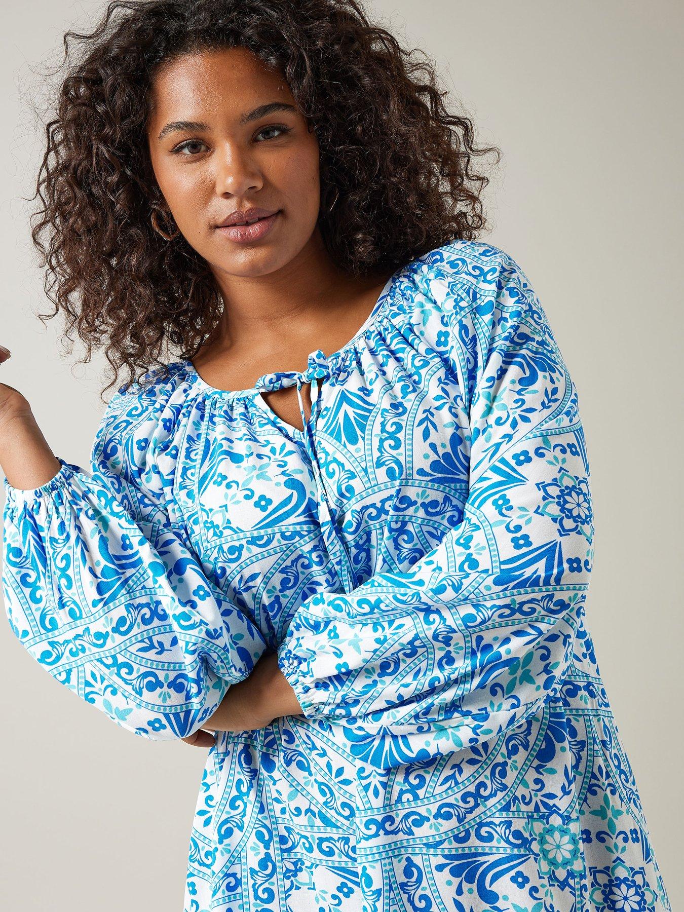 evans-tile-print-tunic-dressoutfit