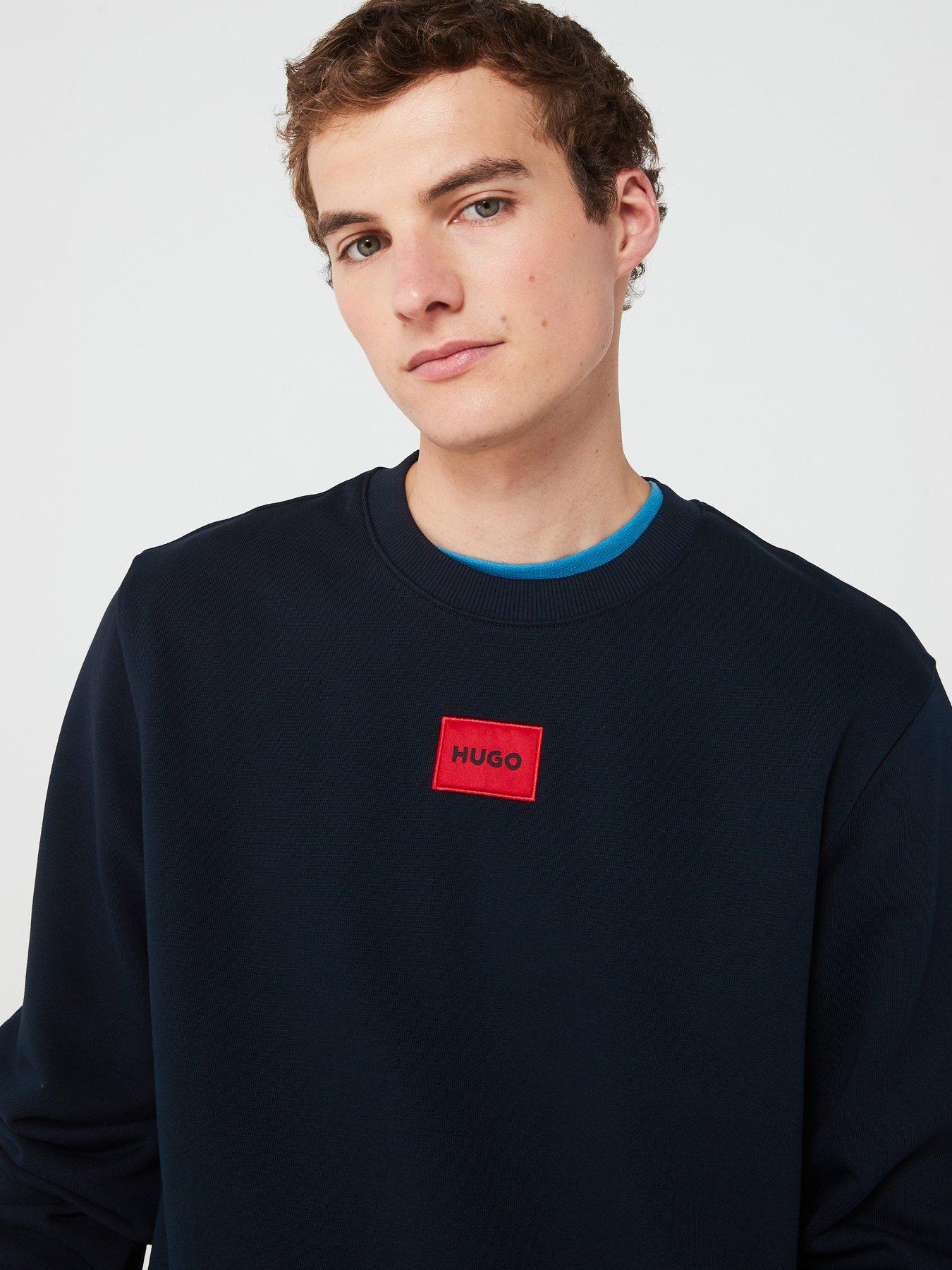 hugo-hugo-diragol-212-red-patch-logo-crew-sweat-navyoutfit