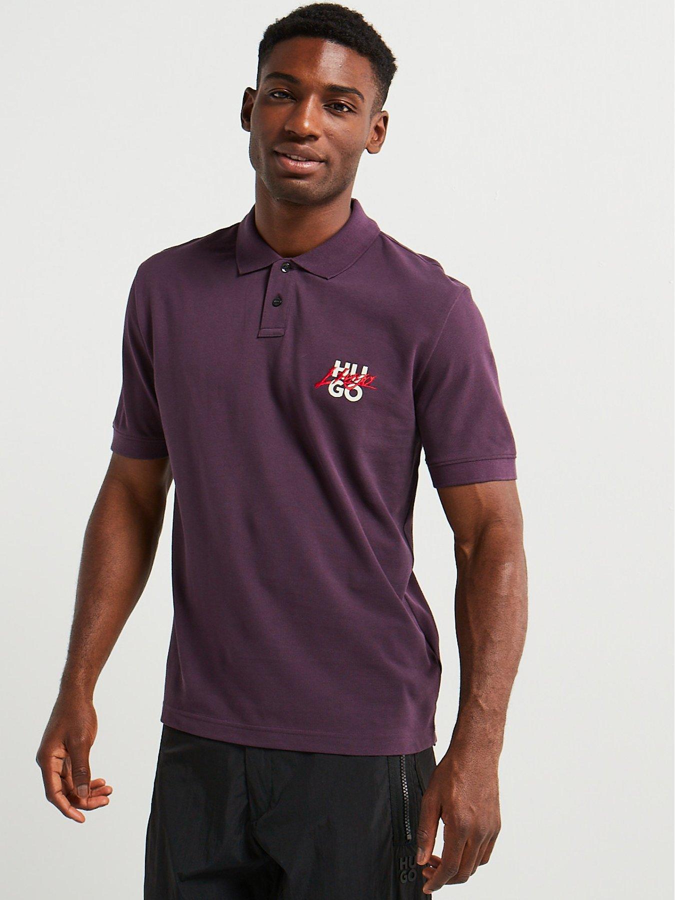 hugo-dalogpolo-shirt-gothic-stacked-logo-relaxed-fit-polo-shirt-purple