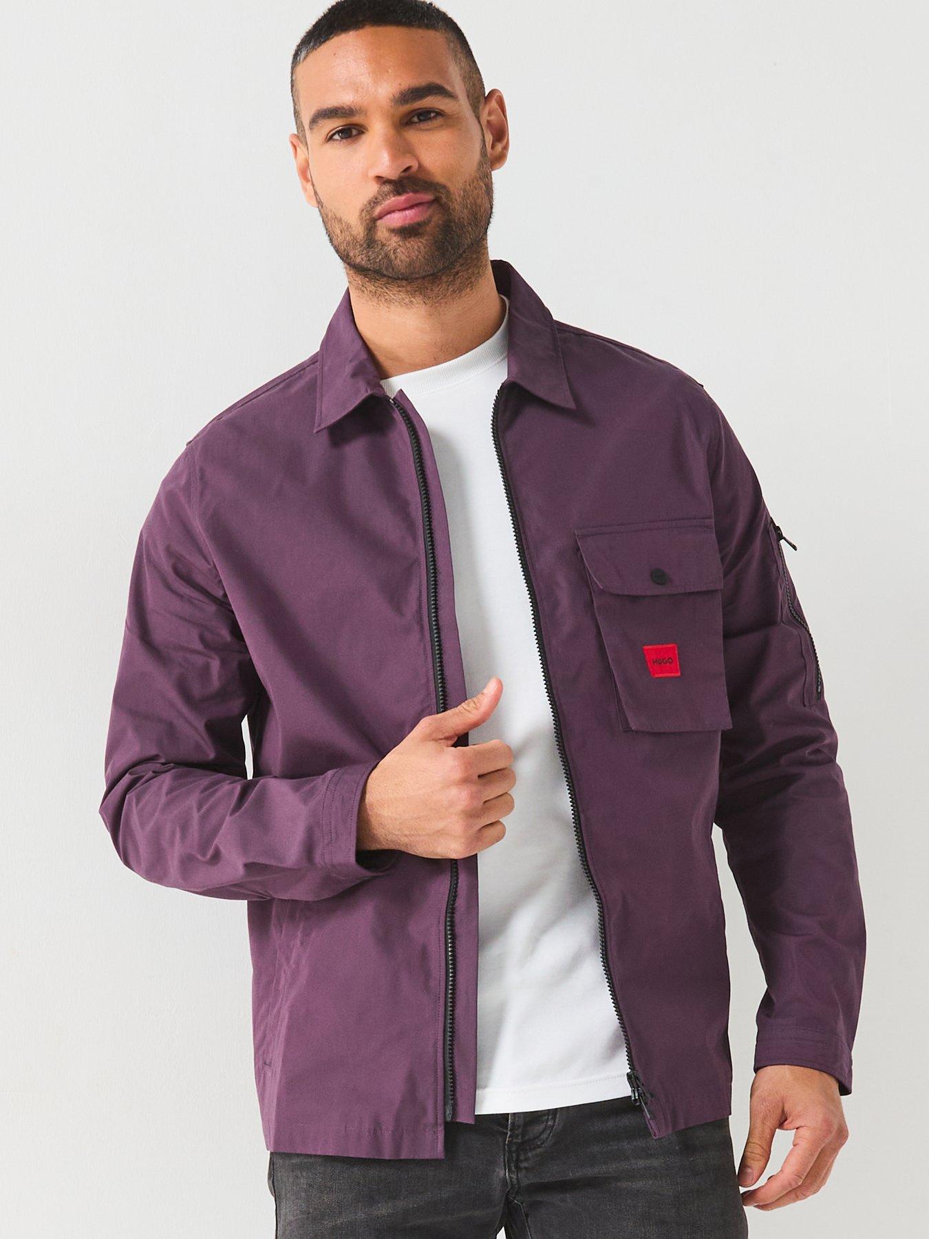 hugo-emmond-patch-pocket-logo-regular-fit-zit-thru-overshirt-purple