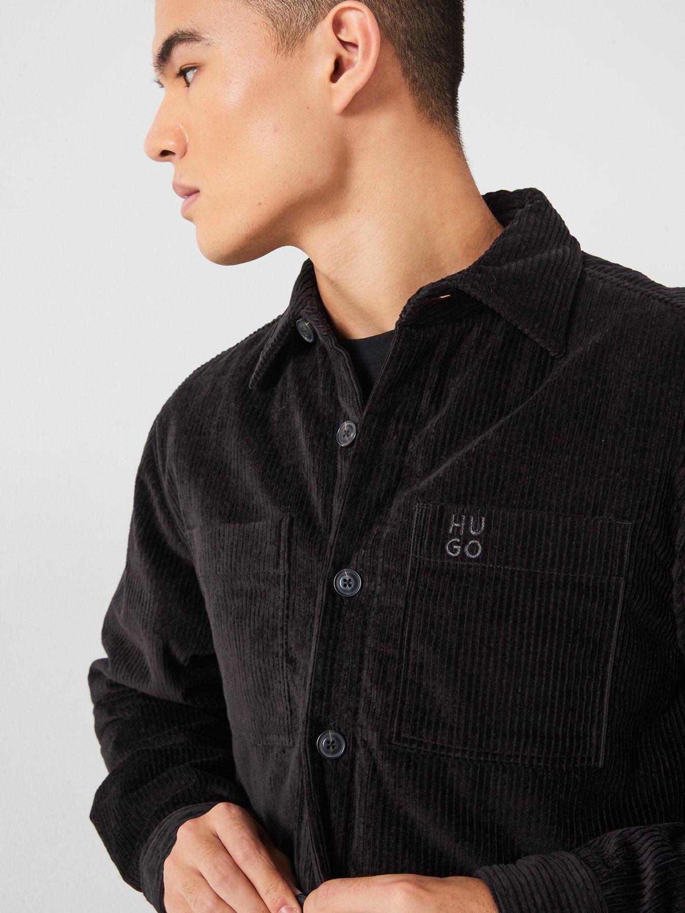 hugo-egriso-oversize-cord-overshirt-blackoutfit