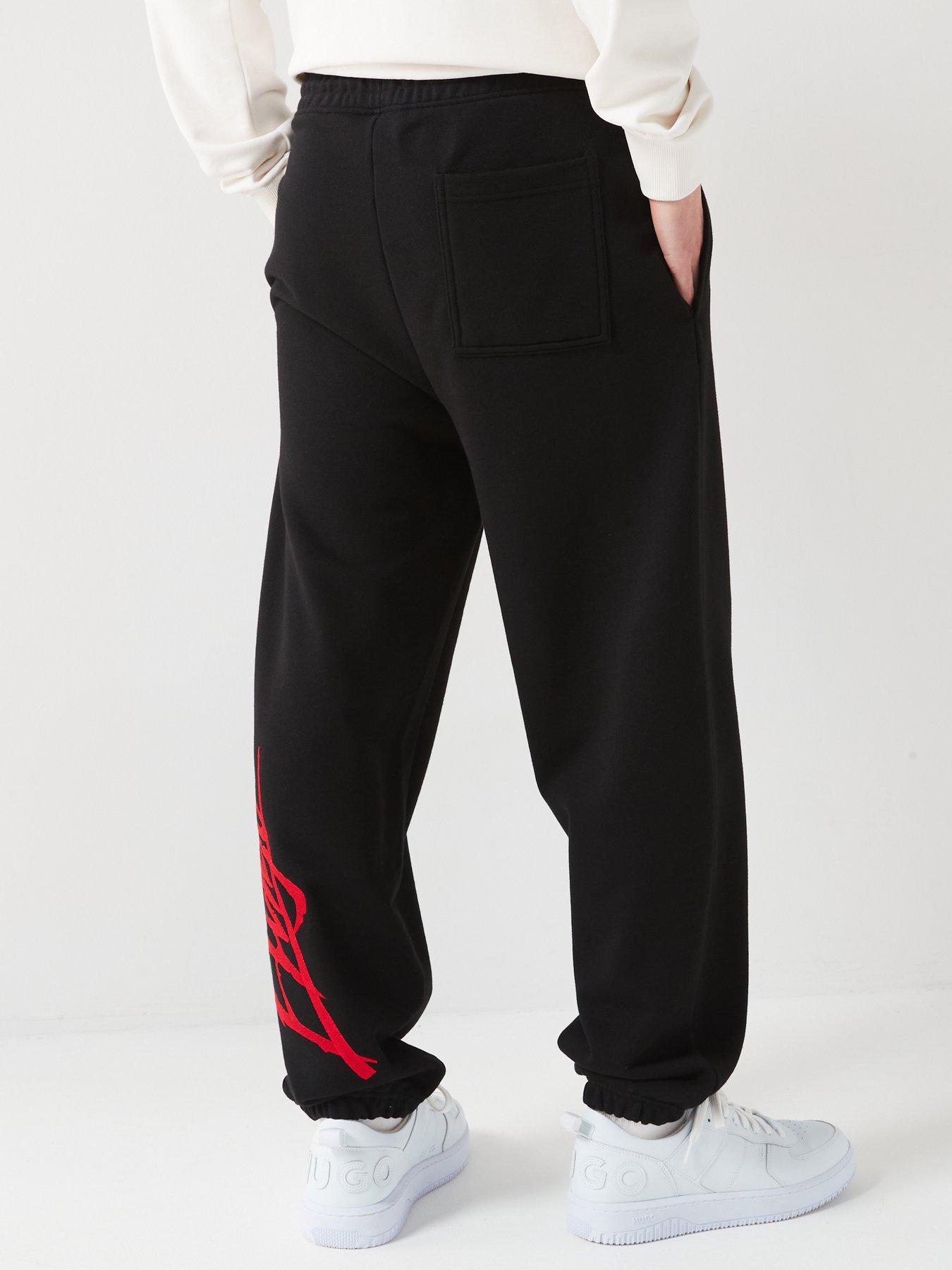 hugo-hugo-dlogopante-gothic-stacked-relaxed-fit-cuff-joggers-blackstillFront