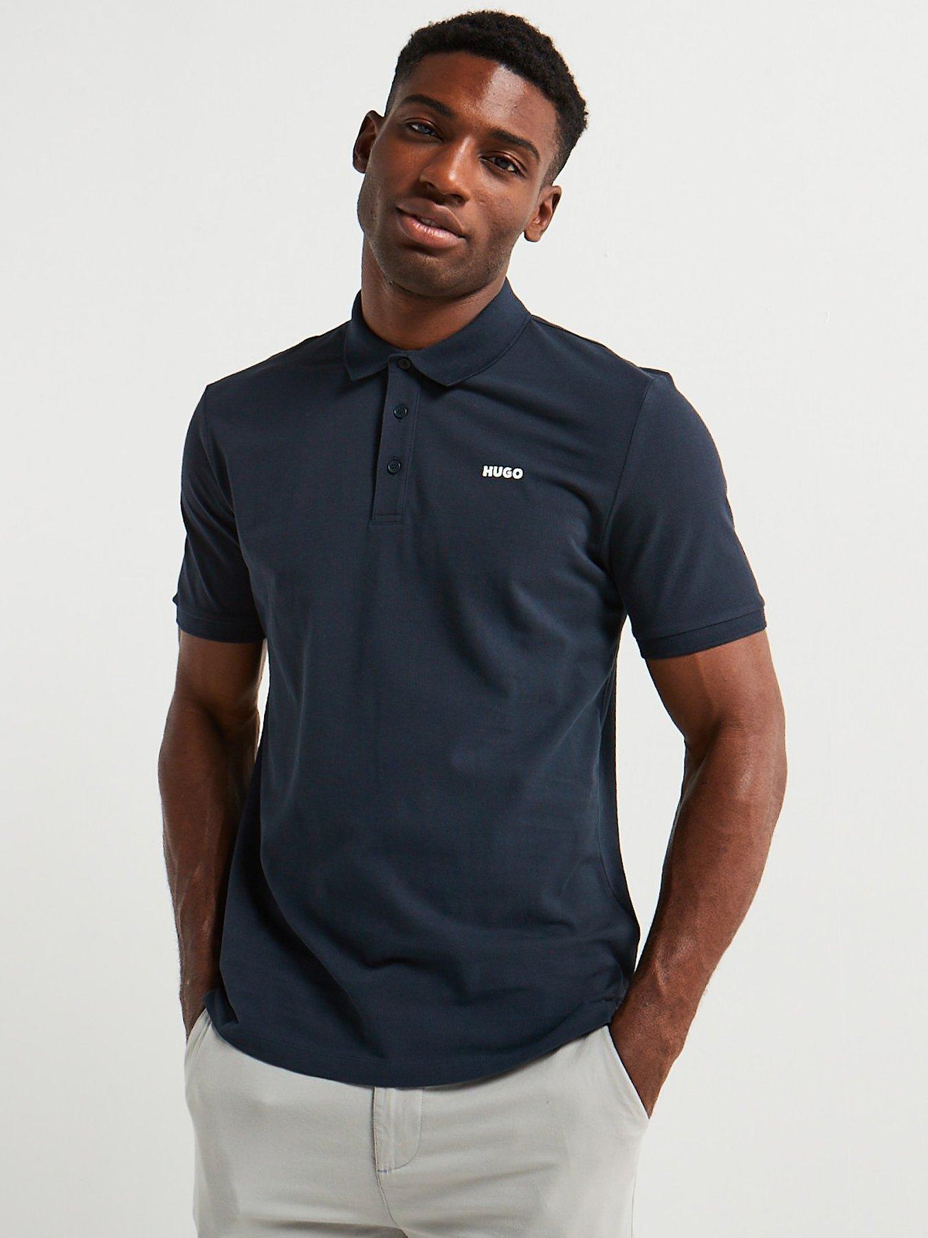 hugo-donos222-regular-fit-short-sleeve-polo-shirt-navy