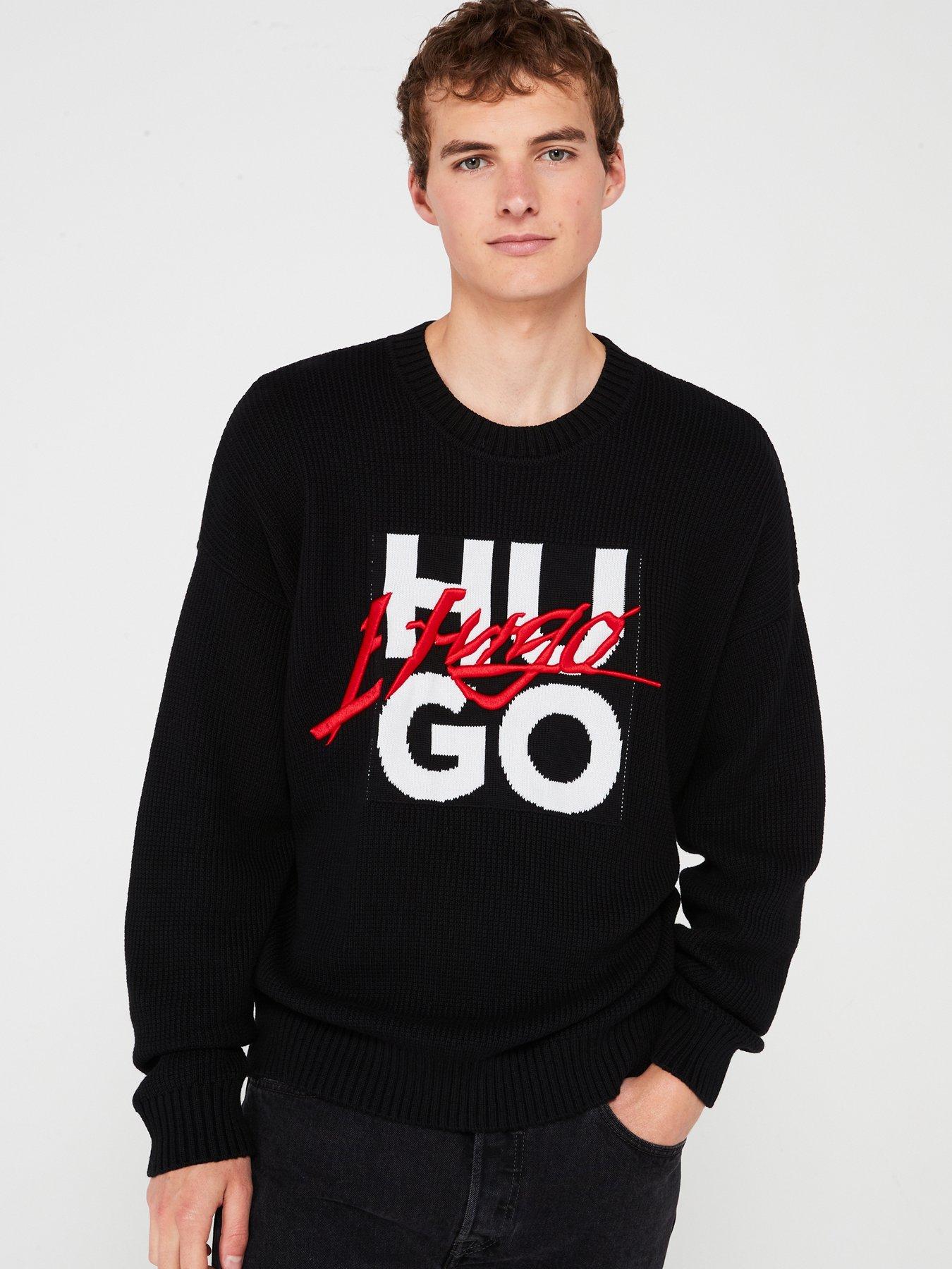 hugo-semou-stacked-gothic-knitted-jumper-black