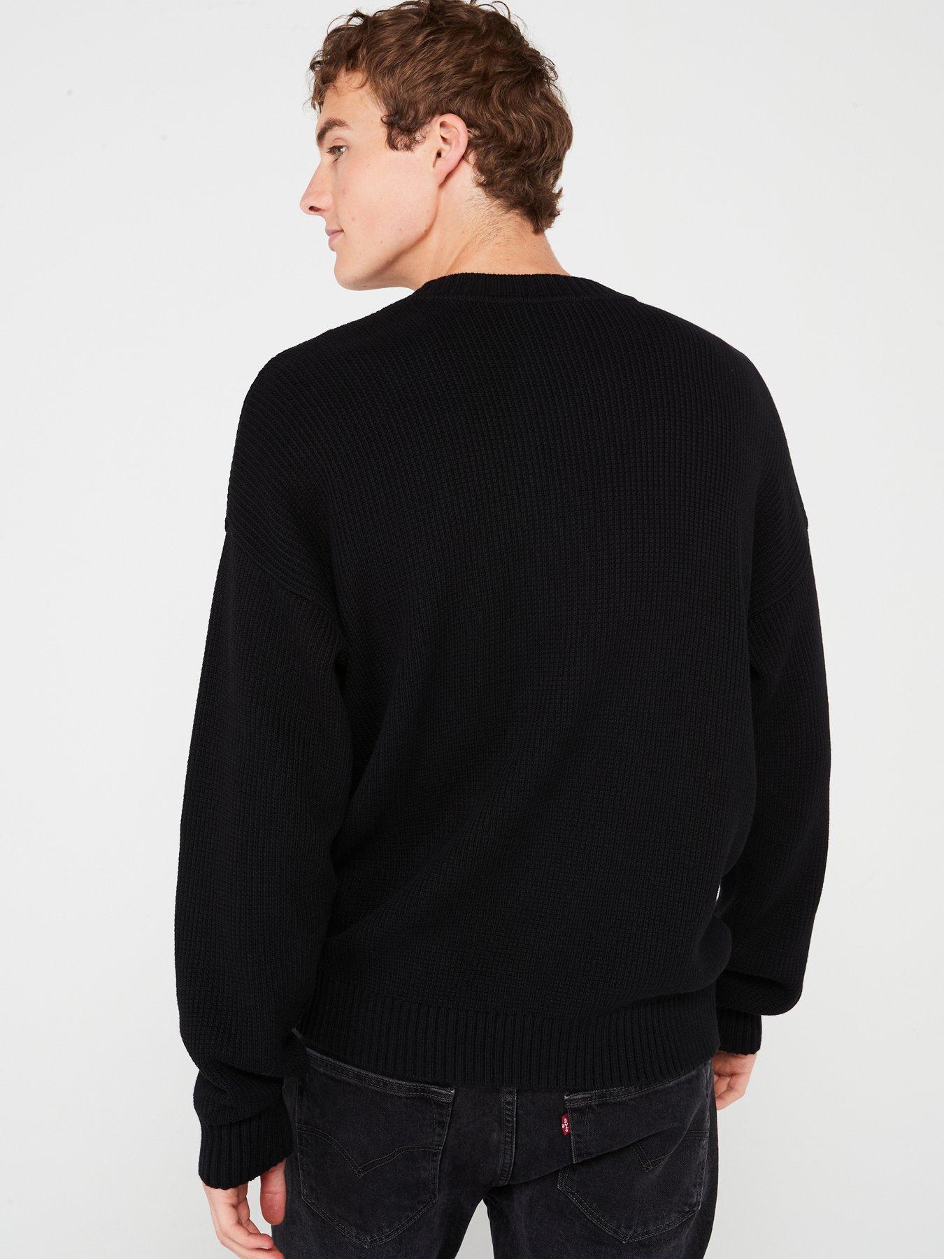 hugo-semou-stacked-gothic-knitted-jumper-blackstillFront