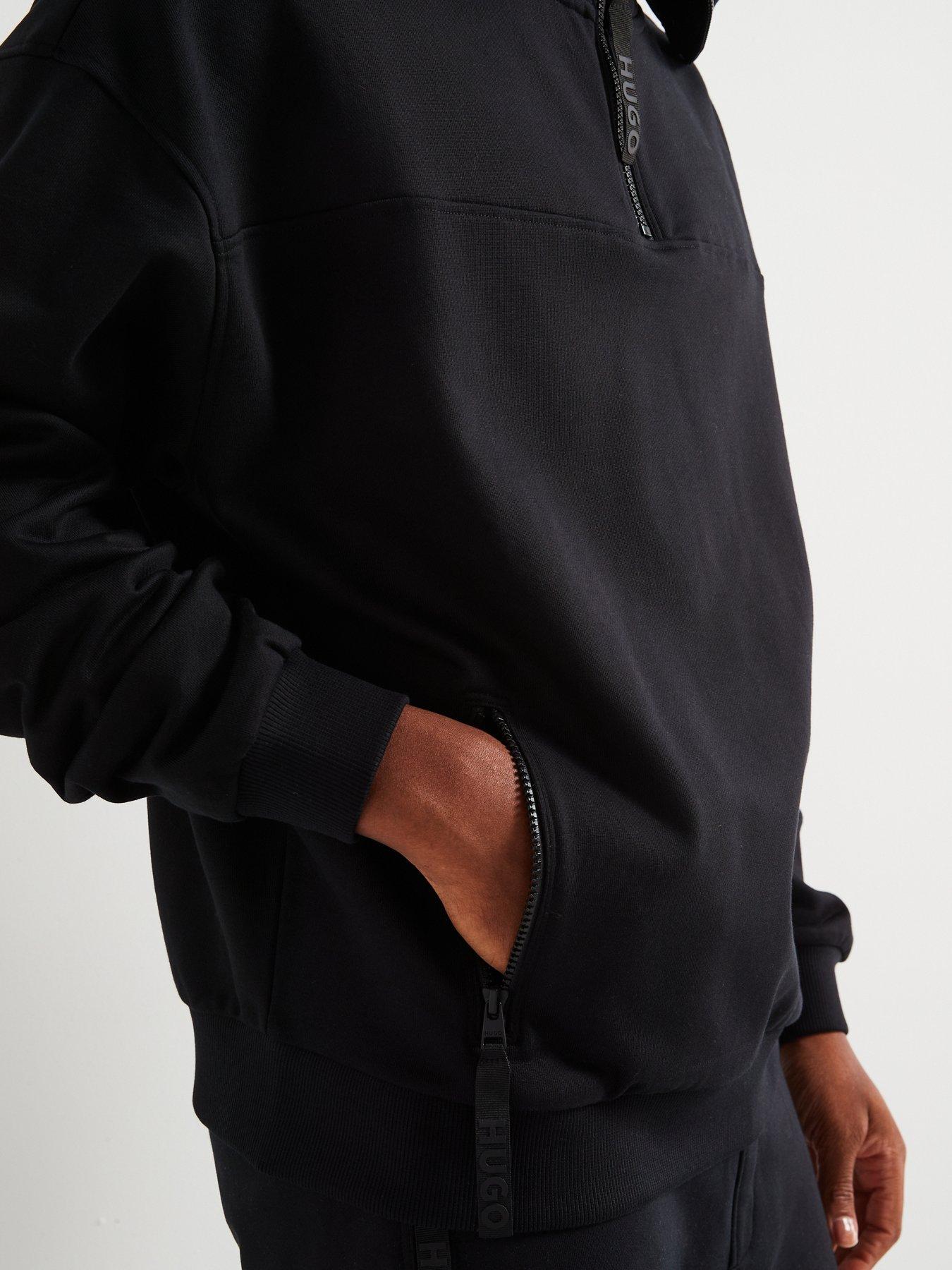 hugo-hugo-dilacktech-zip-pocket-ninja-oversize-fit-overhead-hoodie-blackoutfit