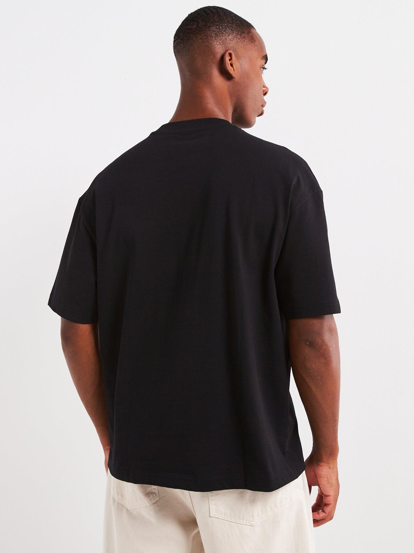 hugo-hugo-dinkee-tonal-logo-oversize-fit-t-shirt-blackstillFront