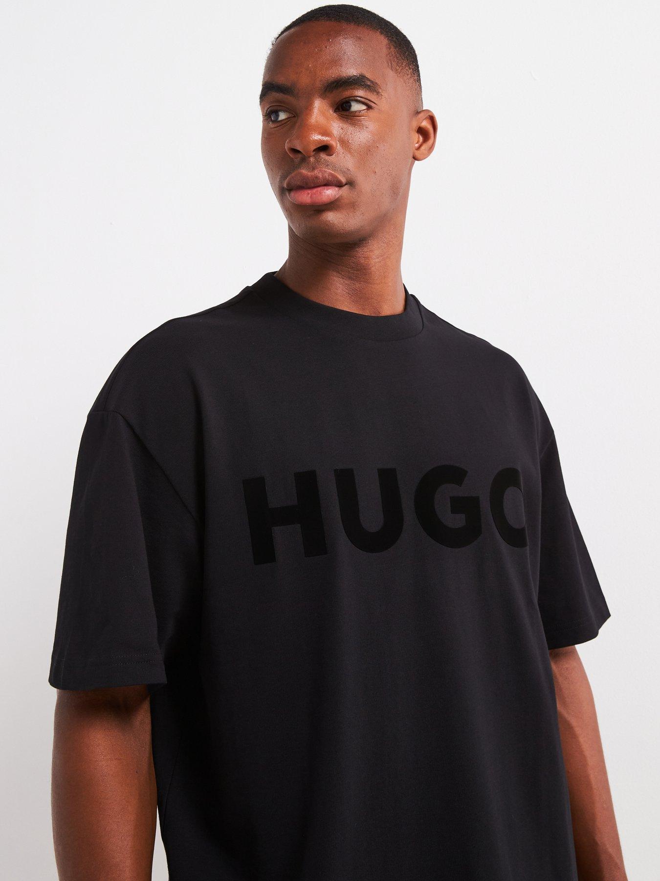 hugo-hugo-dinkee-tonal-logo-oversize-fit-t-shirt-blackdetail