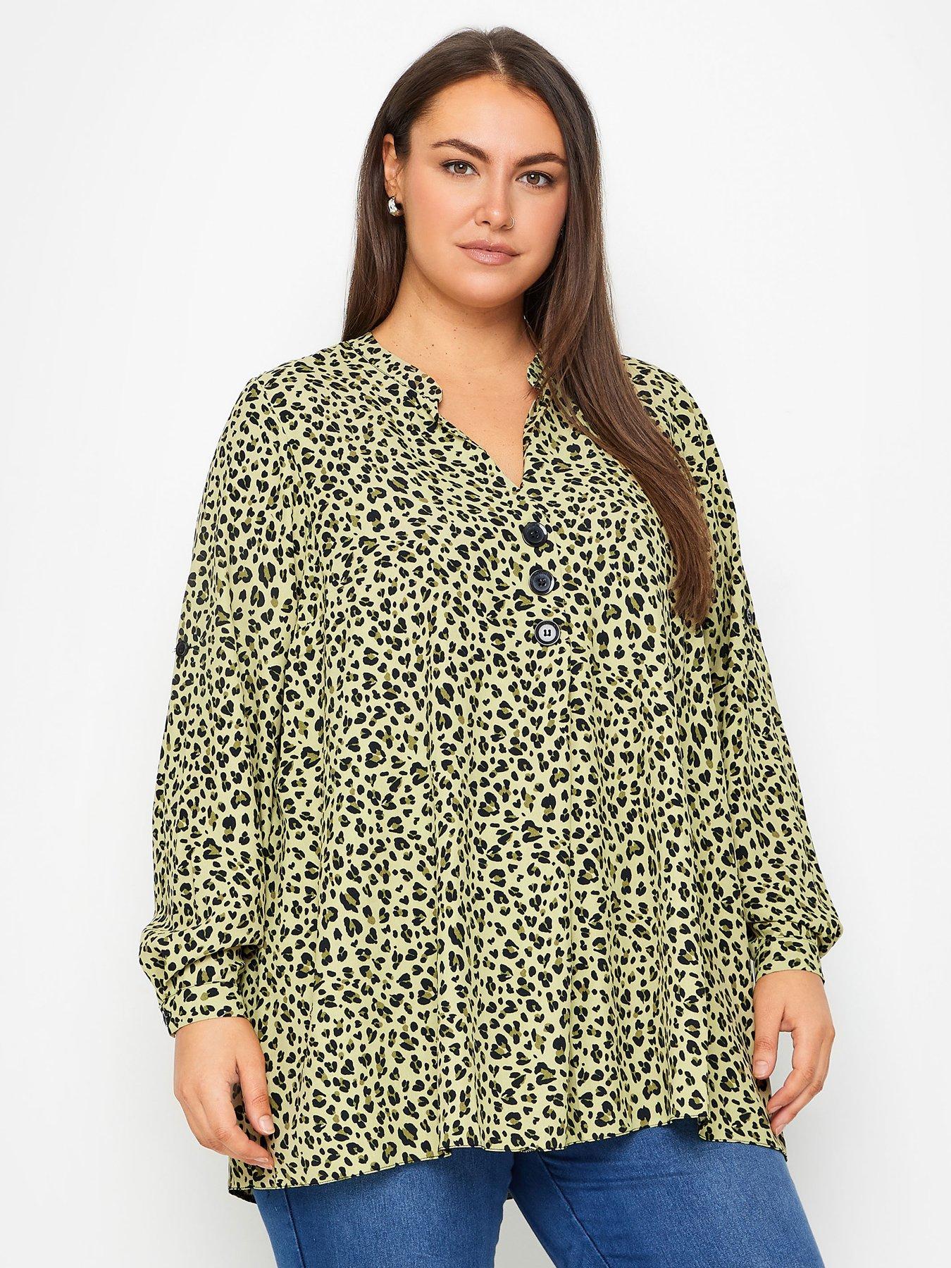 evans-animal-print-blouse