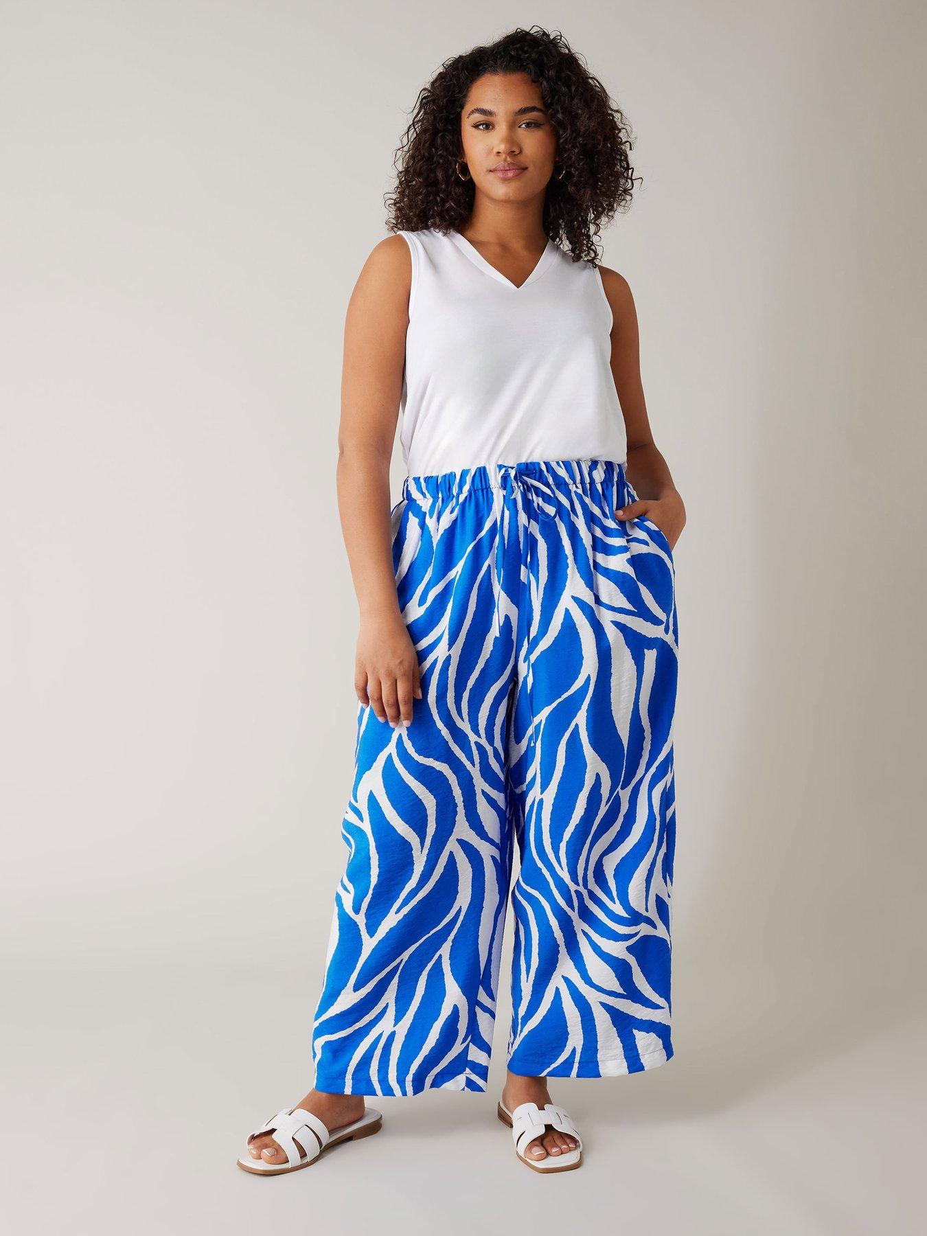 evans-wide-leg-printed-trousers-blueback