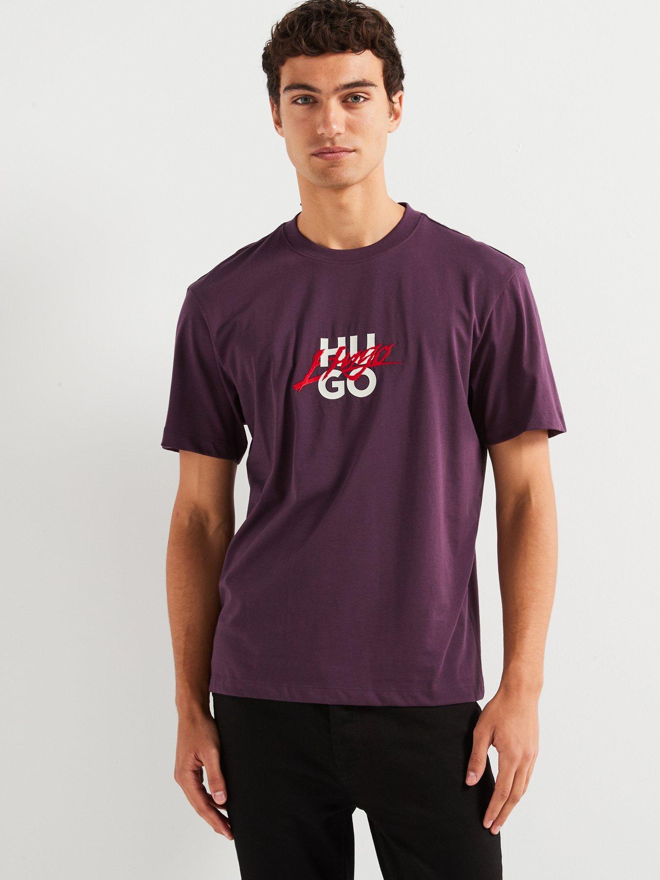 hugo-dlongny-gothic-stacked-logo-relaxed-fit-t-shirt-purple