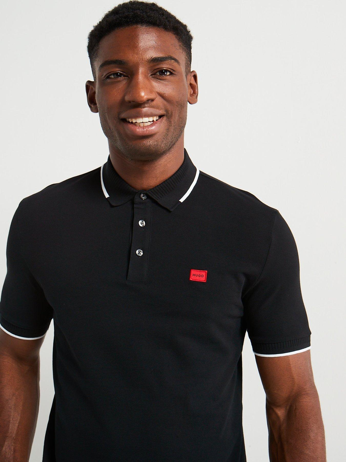 hugo-hugo-deresino232-slim-fit-short-sleeve-polo-shirt-blackoutfit