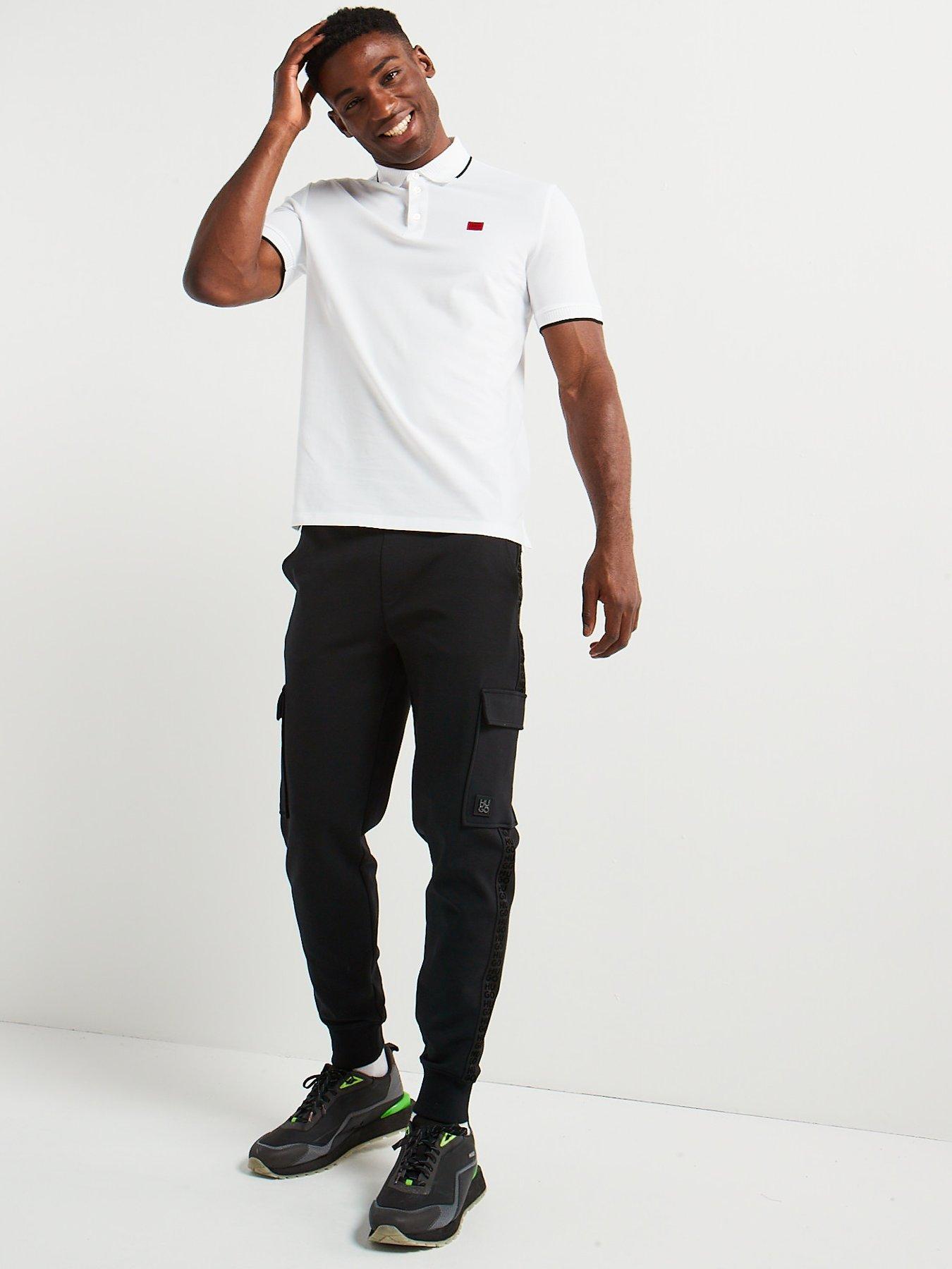 hugo-hugo-deresino232-slim-fit-short-sleeve-polo-shirt-whiteback