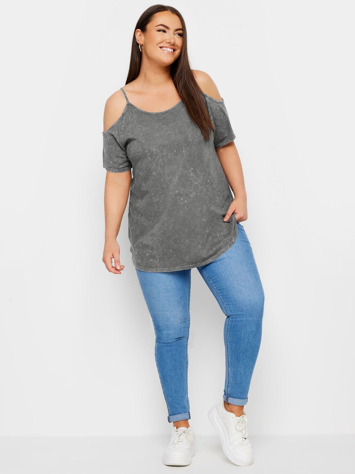 yours-curve-strappy-cold-shoulder-top-greyback