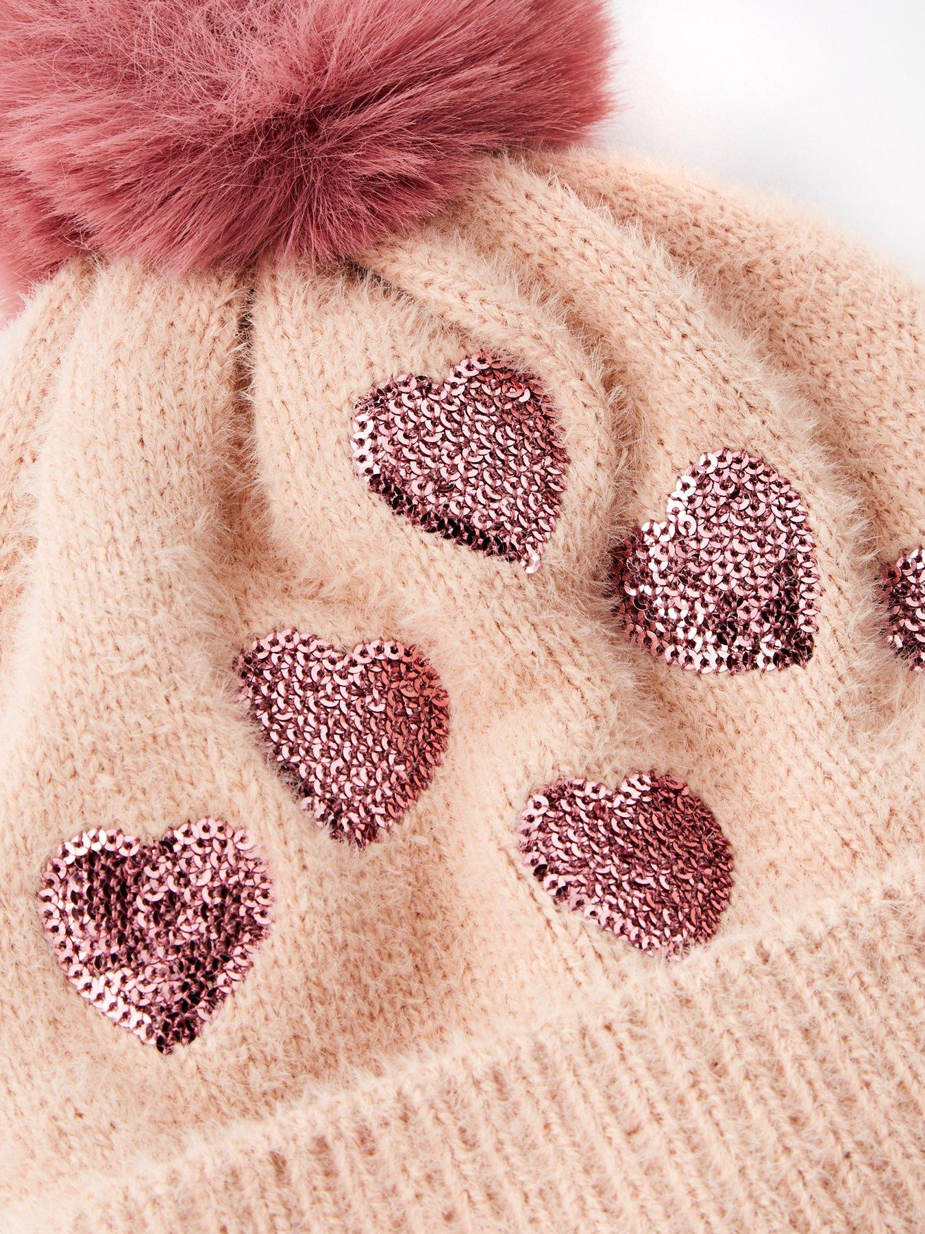 v-by-very-gilrs-sequin-heart-pom-hatoutfit