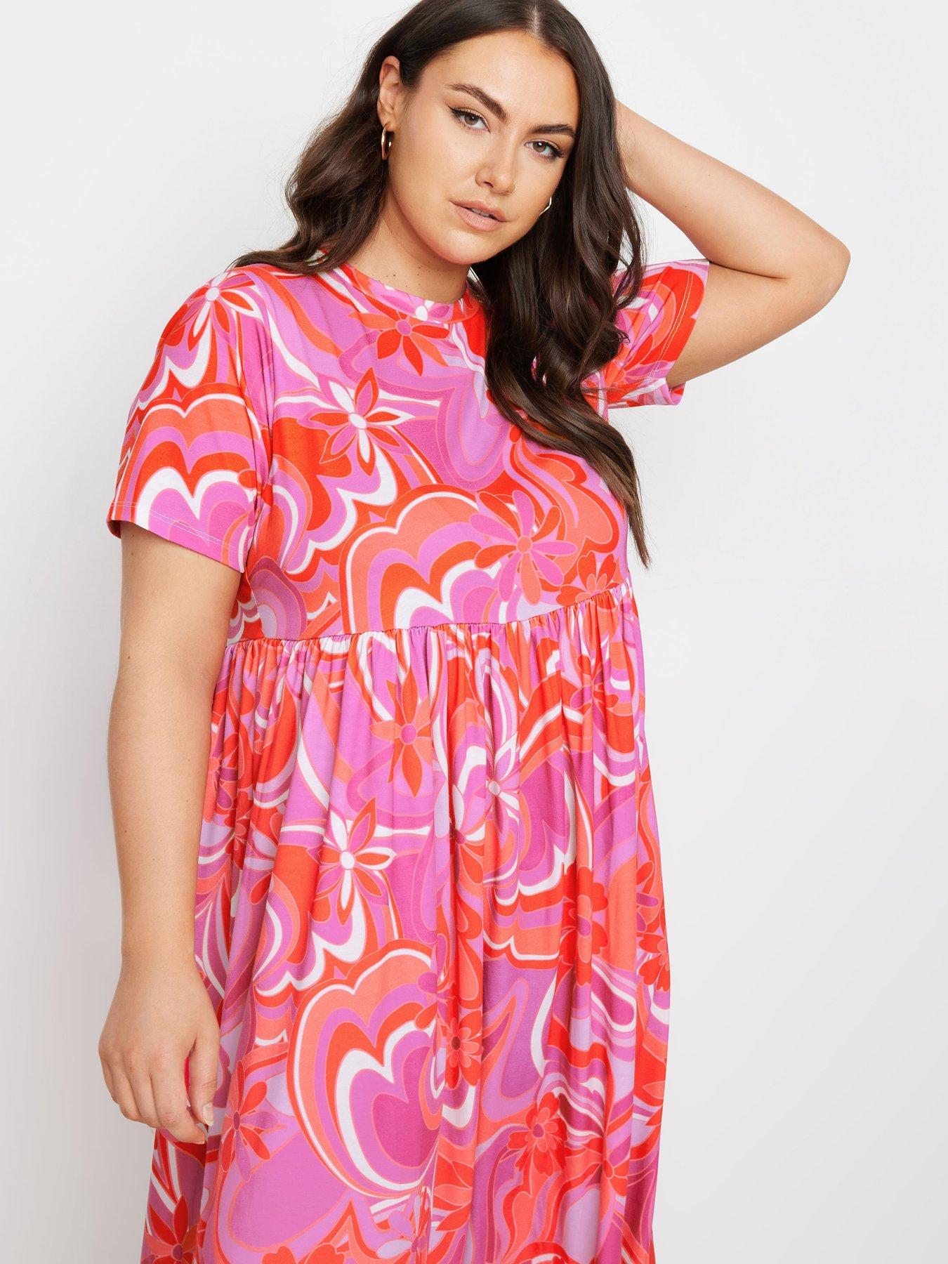 yours-curve-throw-on-smock-dress-pinkoutfit