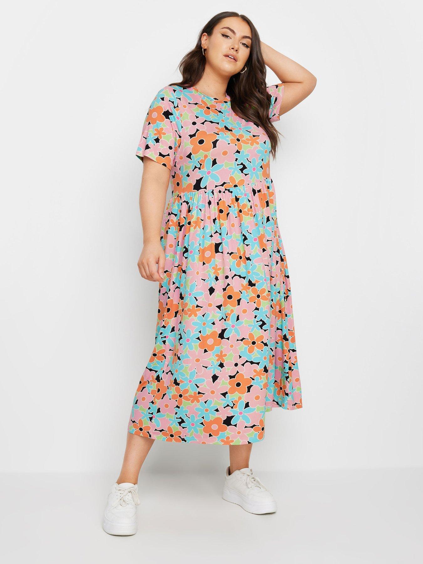 yours-curve-thrown-on-smock-dress-orangeback