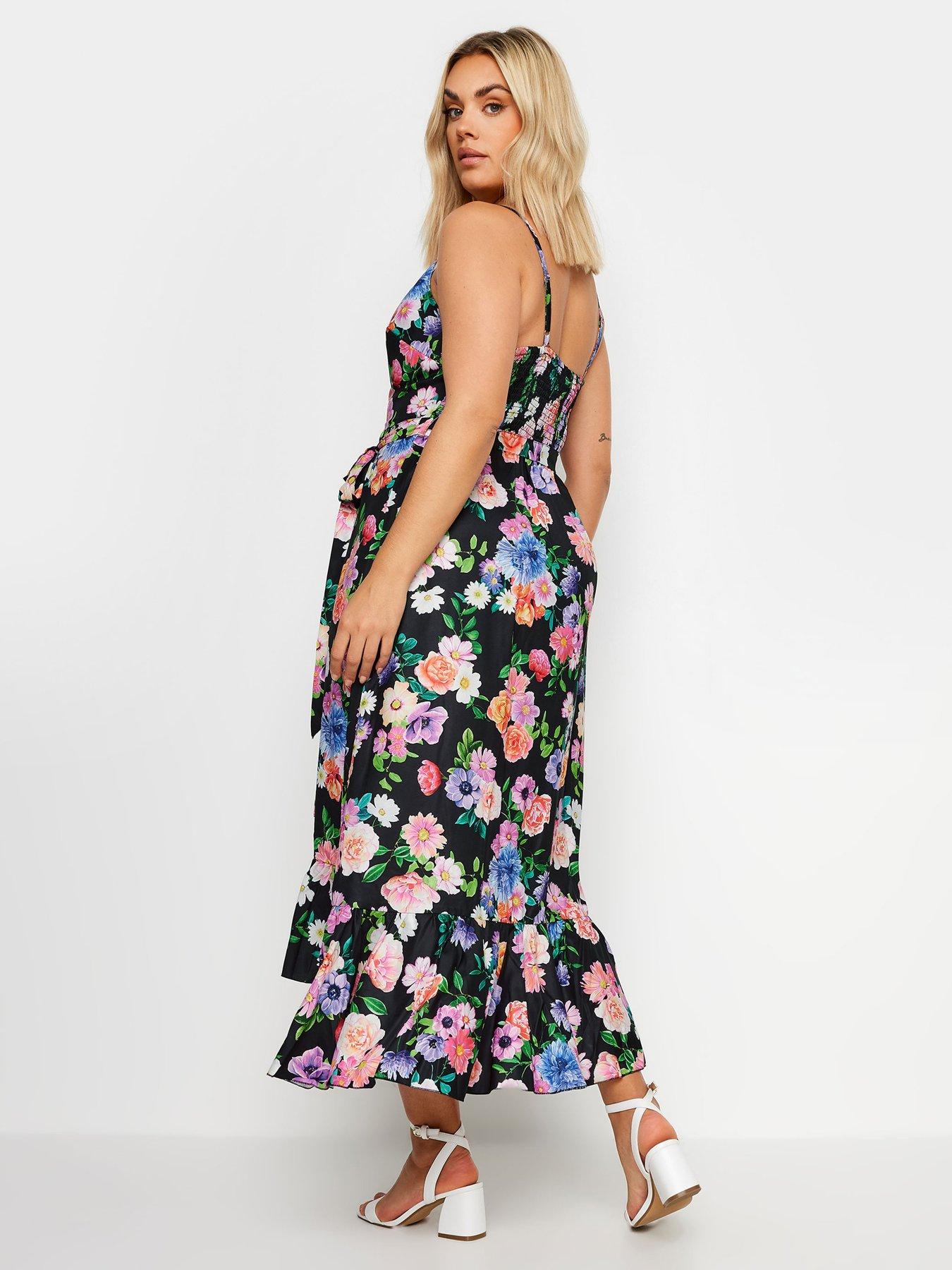 yours-curve-large-floral-midaxi-dress-blackstillFront