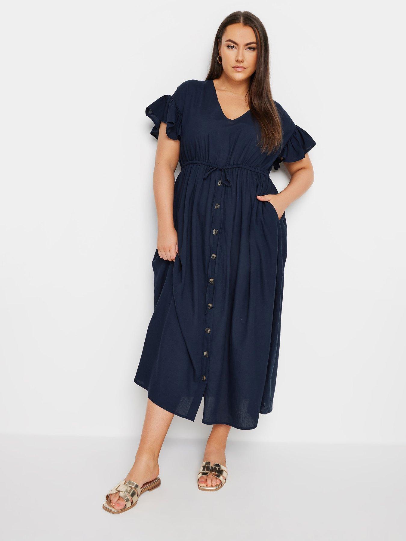 yours-curve-boho-maxi-dress-blueback