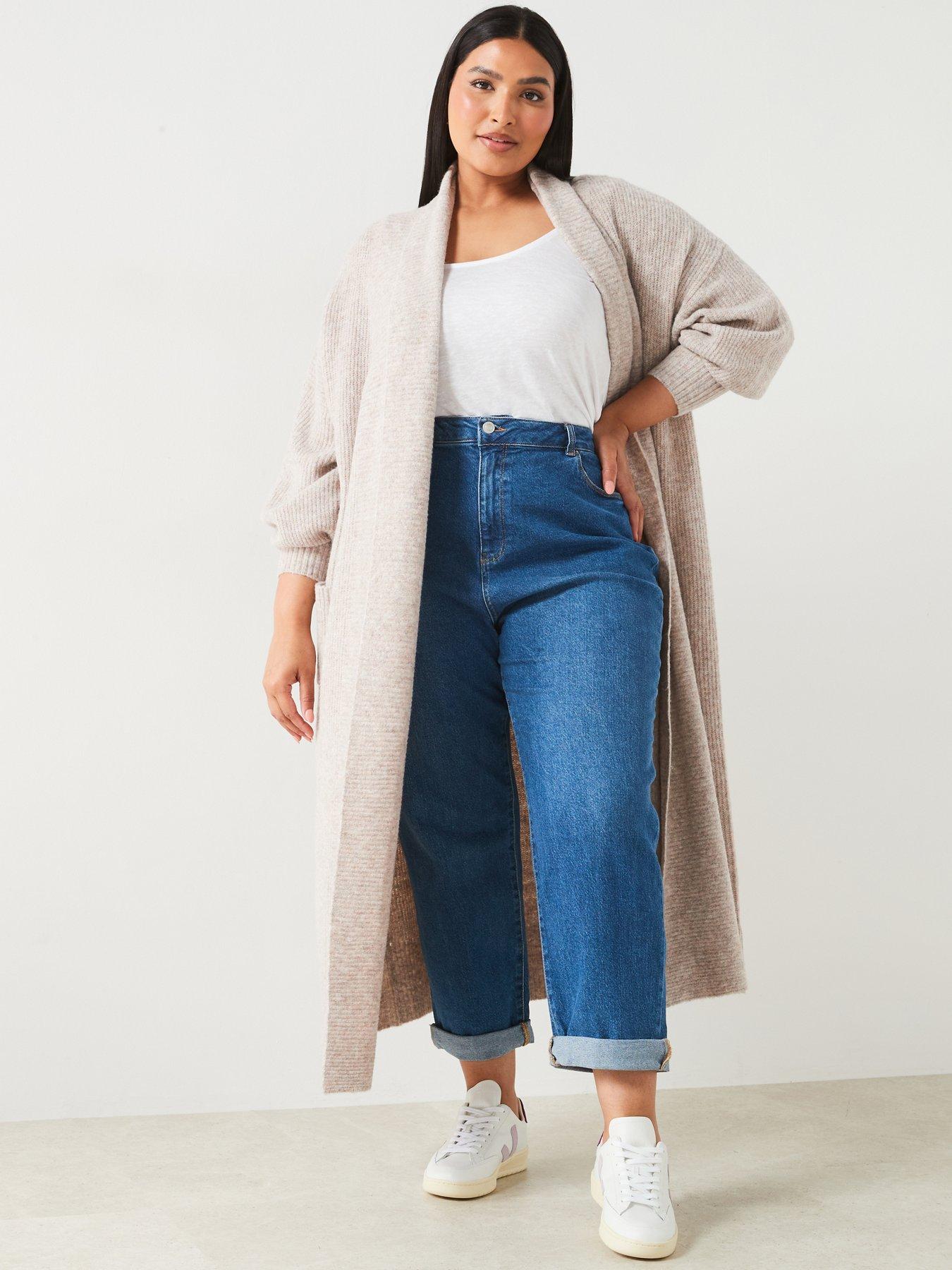 v-by-very-curve-edge-to-edge-maxi-cardigan-beigefront