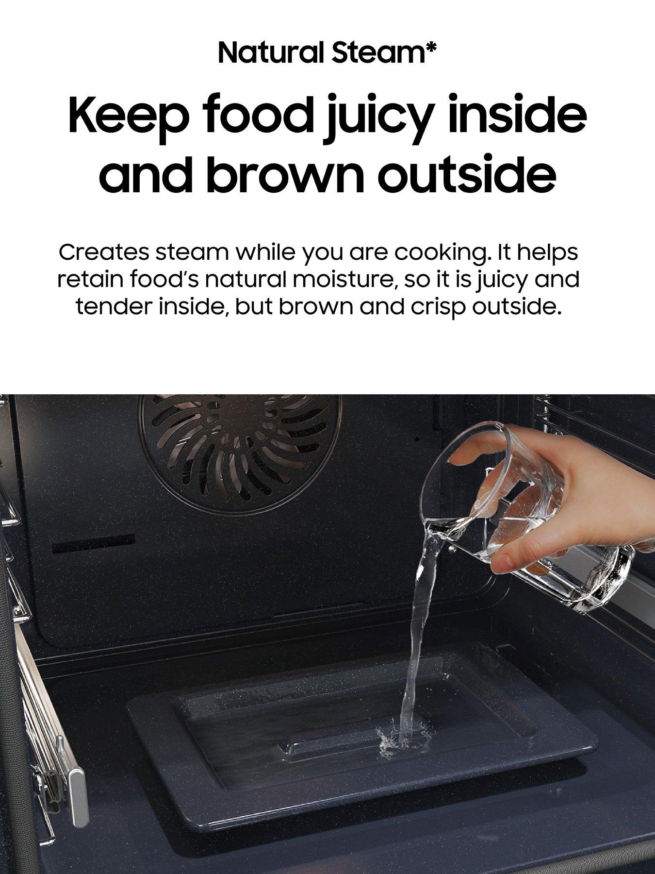 Image 6 of 8 of Samsung Series 4 NV7B45305AS Dual Cook Flex Smart Oven with Pyrolytic Cleaning - Stainless Steel