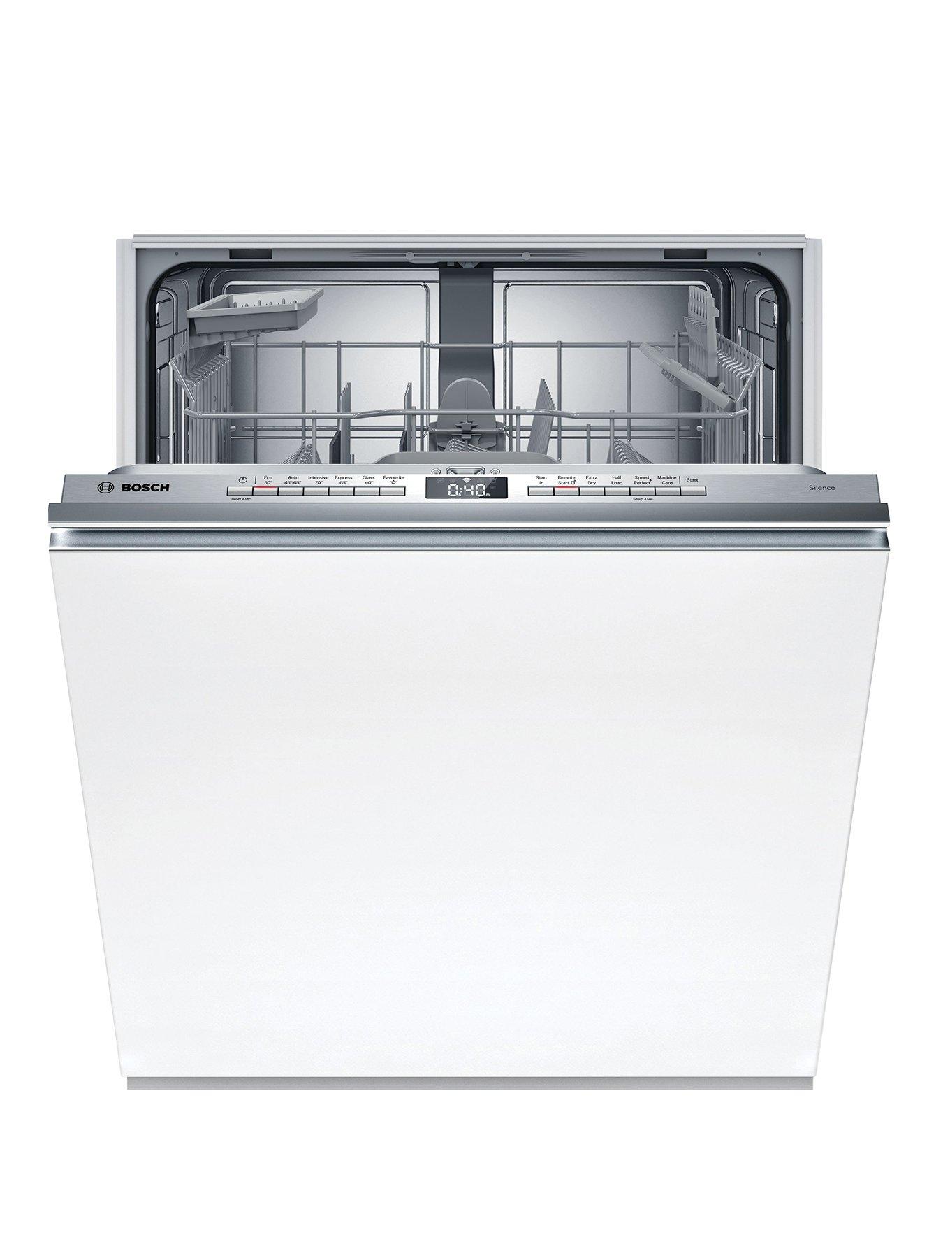 Image of Bosch Series 4 SMV4HTX00G Fullsize 13-Place Settings Integrated Dishwasher with Vario Flex baskets - Stainless Steel