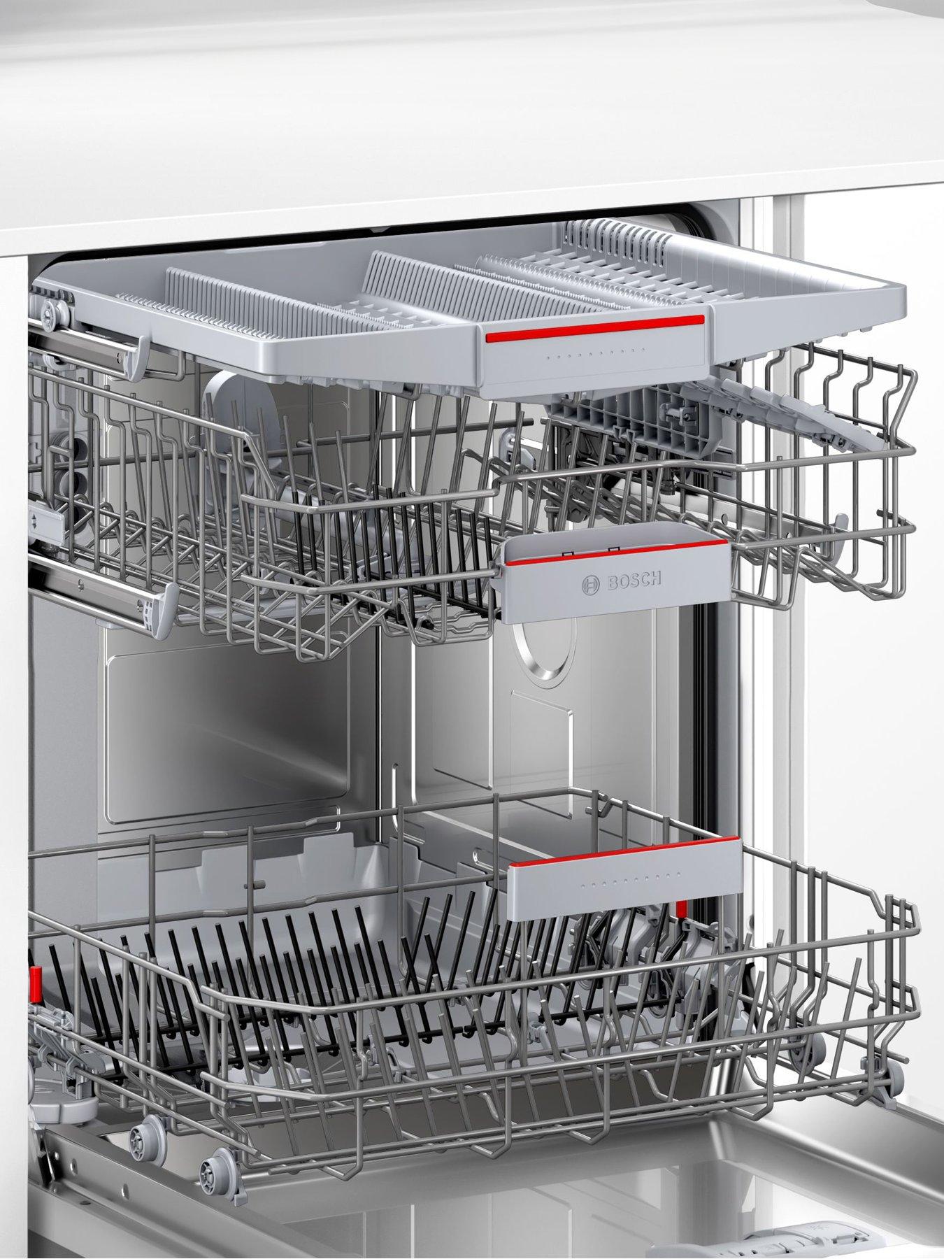 Image 4 of 7 of Bosch Series 4 SMV4HVX00G Fullsize, 14-Place Settings Integrated Dishwasher - 6 programmes, Vario Flex baskets, Vario Drawer, 5 options, Info Light, 46dB, 9L - Stainless Steel