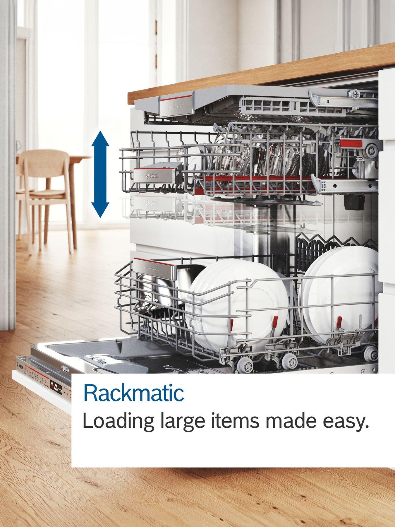 Image 5 of 7 of Bosch Series 4 SMV4HVX00G Fullsize, 14-Place Settings Integrated Dishwasher - 6 programmes, Vario Flex baskets, Vario Drawer, 5 options, Info Light, 46dB, 9L - Stainless Steel