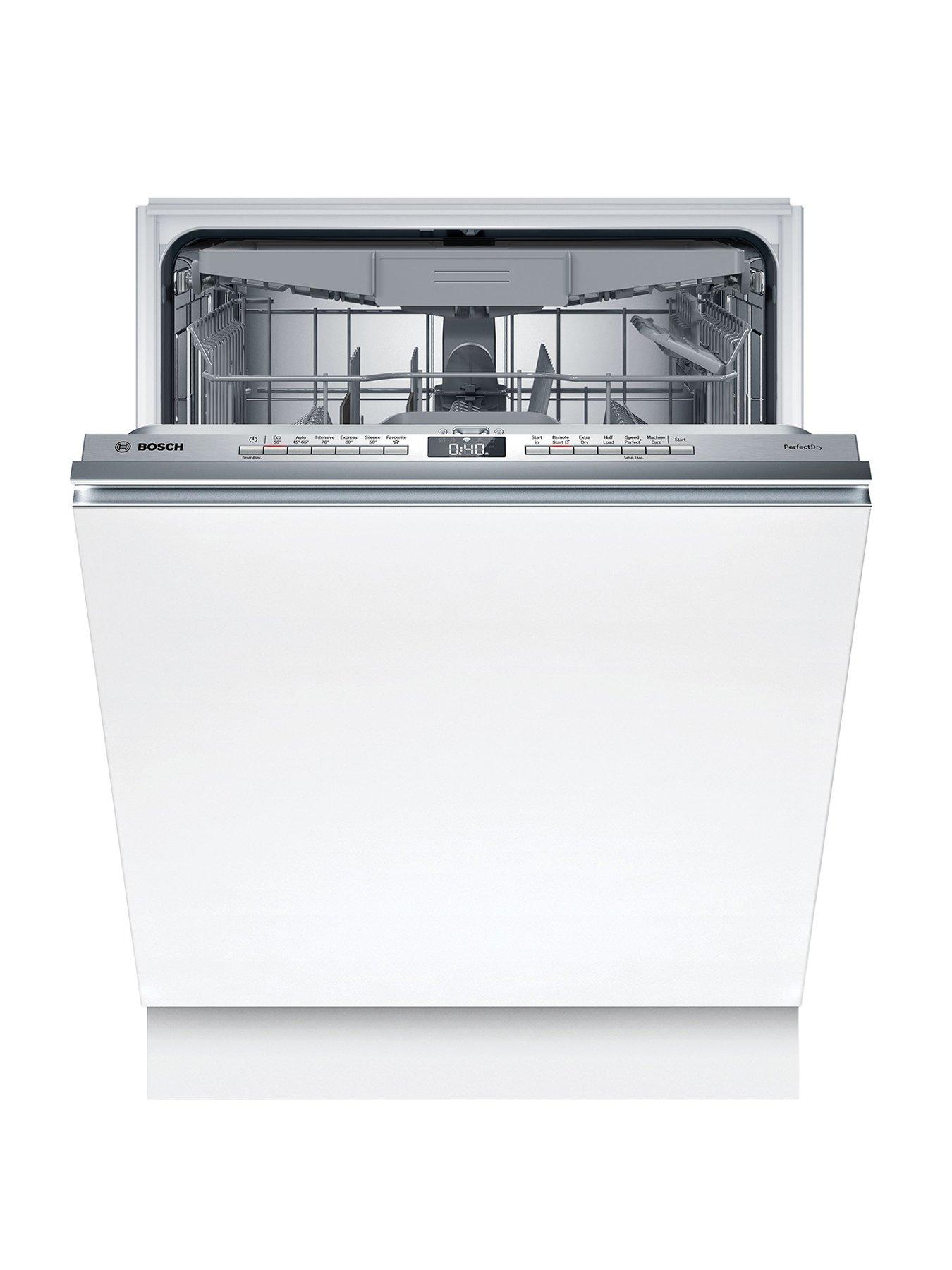 Bosch Series 6 SMV6ZCX10G Fullsize 14-Place Settings Integrated Dishwasher with Vario Flex baskets, Vario Drawer, Time Light - Stainless Steel