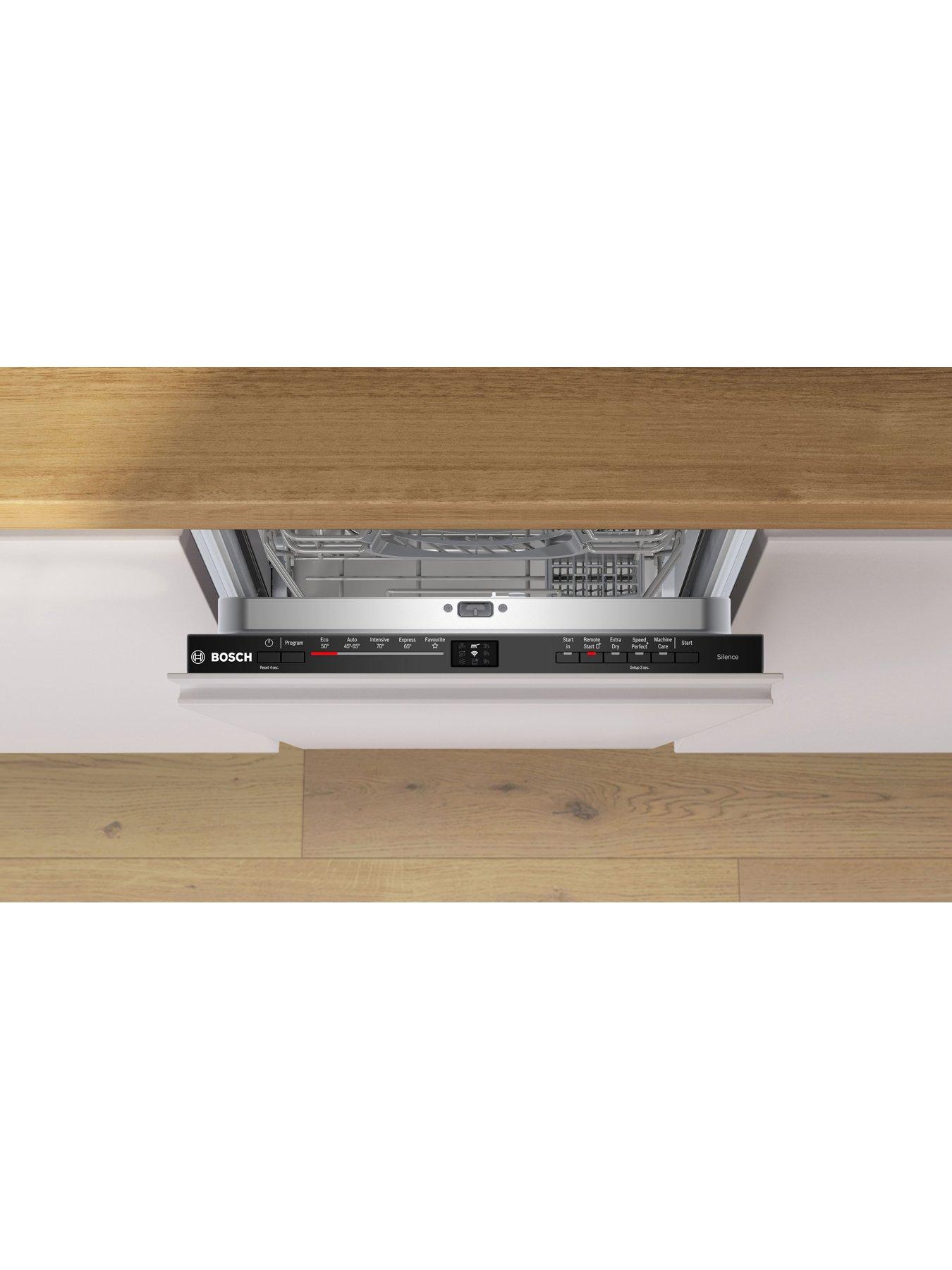 Image 2 of 7 of Bosch Series 2 SPV2HKX42G Slimline, 10-Place Settings Integrated Dishwasher with SpeedPerfect - Black - E Rated
