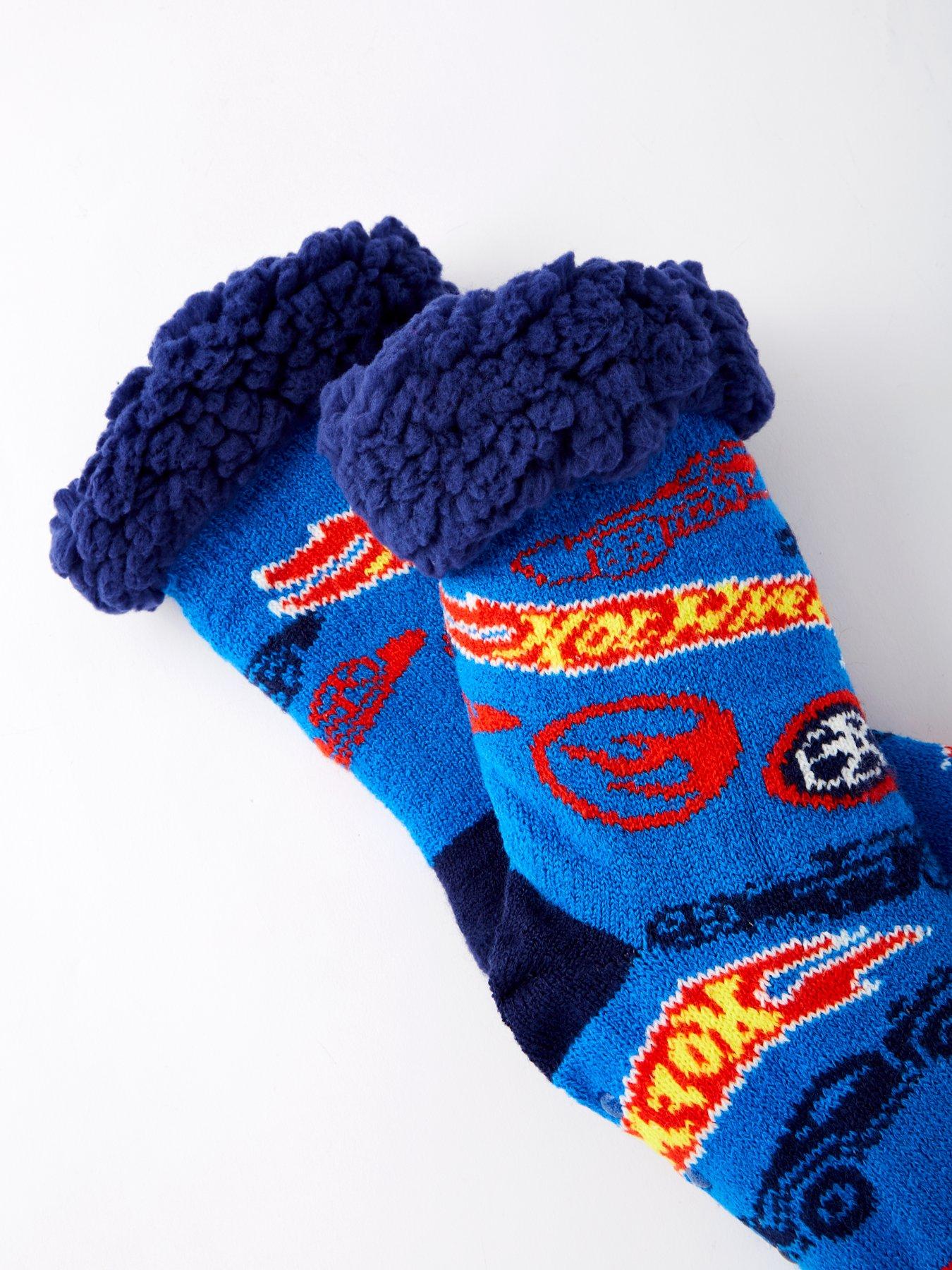 hot-wheels-hot-wheels-borg-lined-slipper-boot-socksback