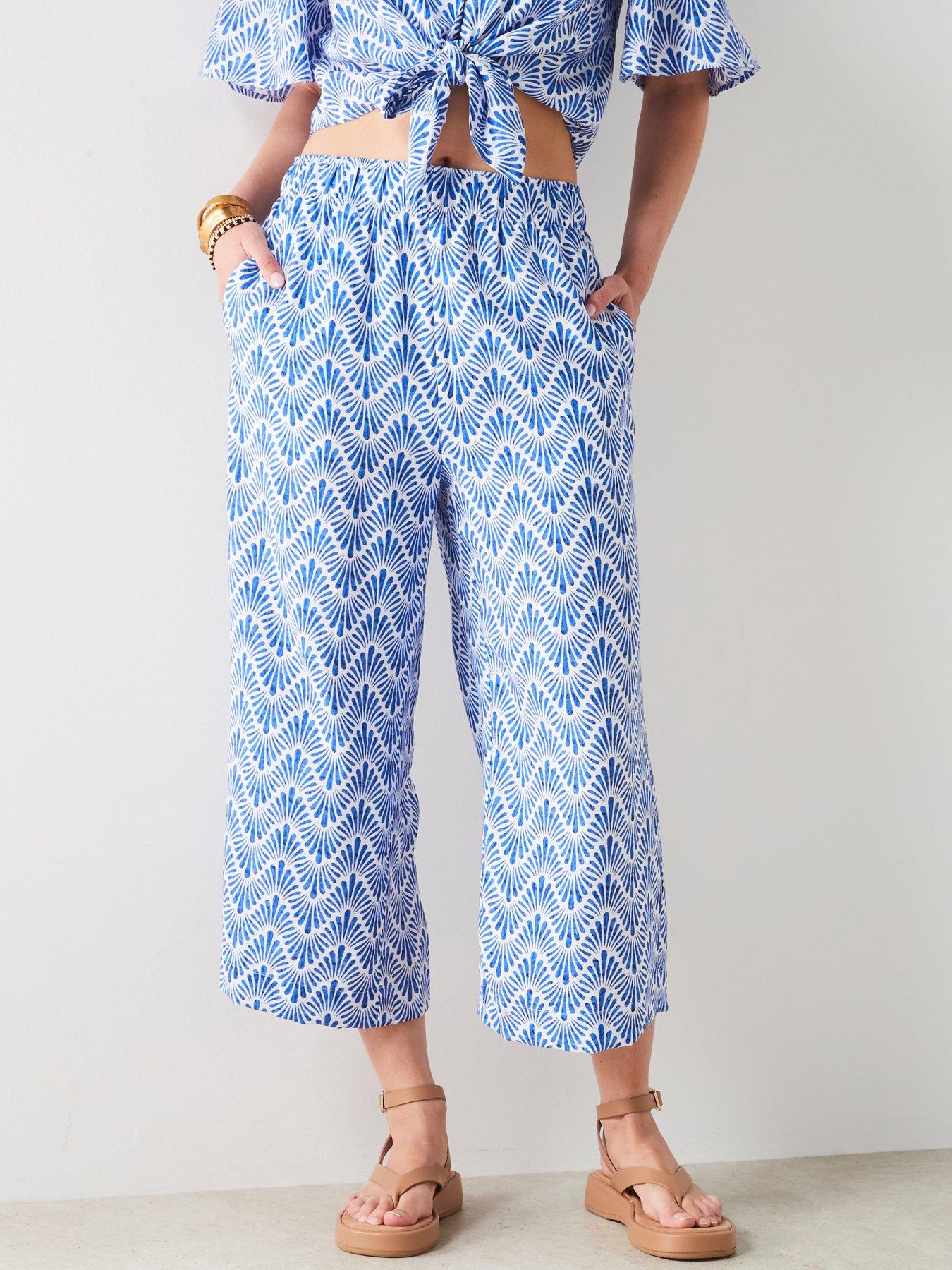 mango-printed-straight-trousers