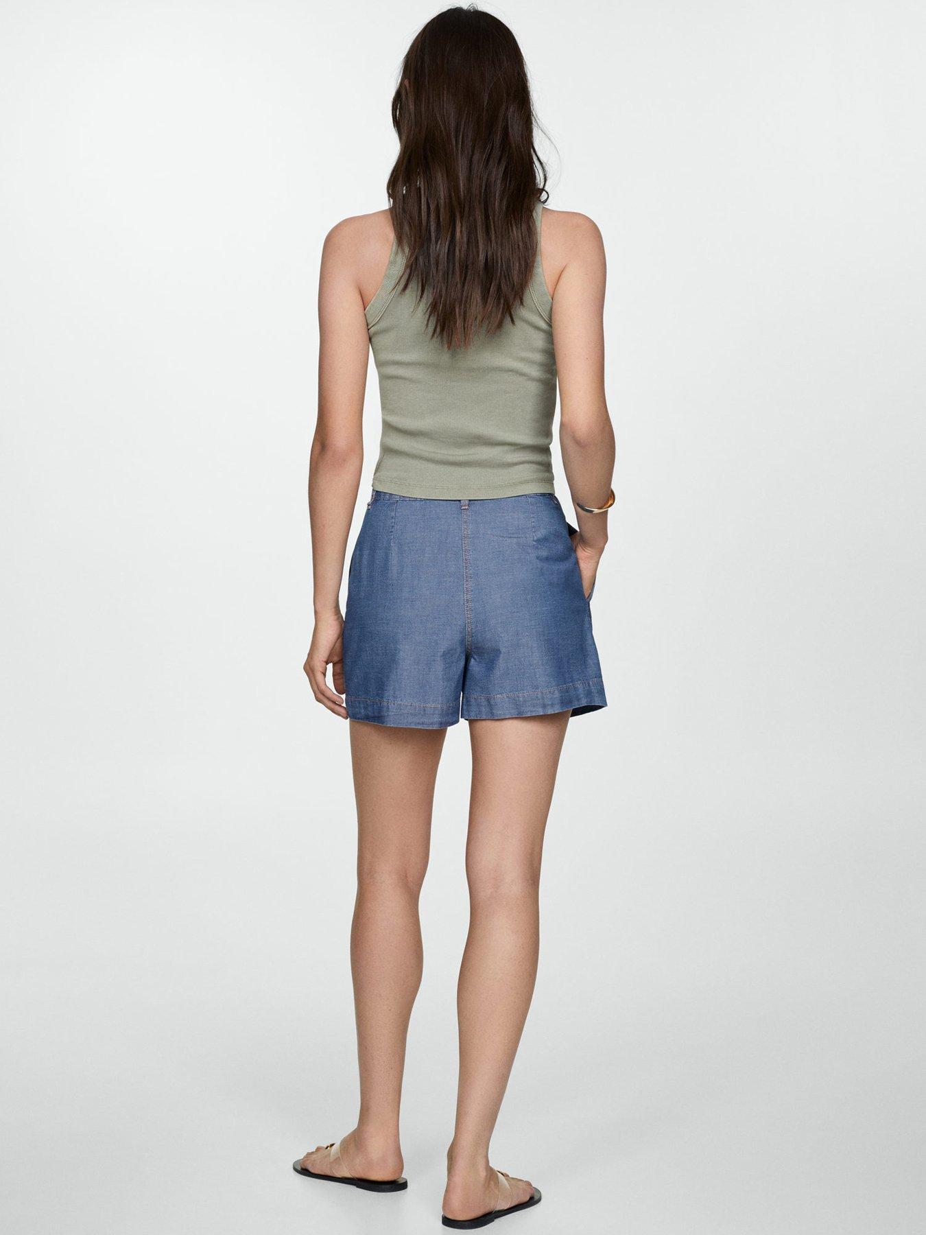 mango-denim-shorts-with-pleatsstillFront