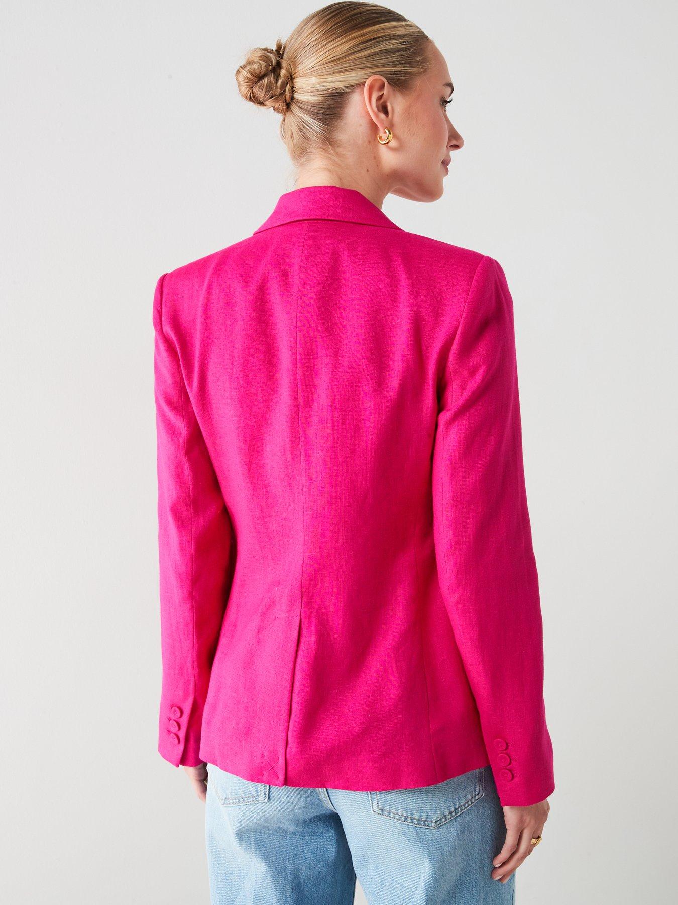 Mango Pink Blazer Suit Jacket Very Ireland