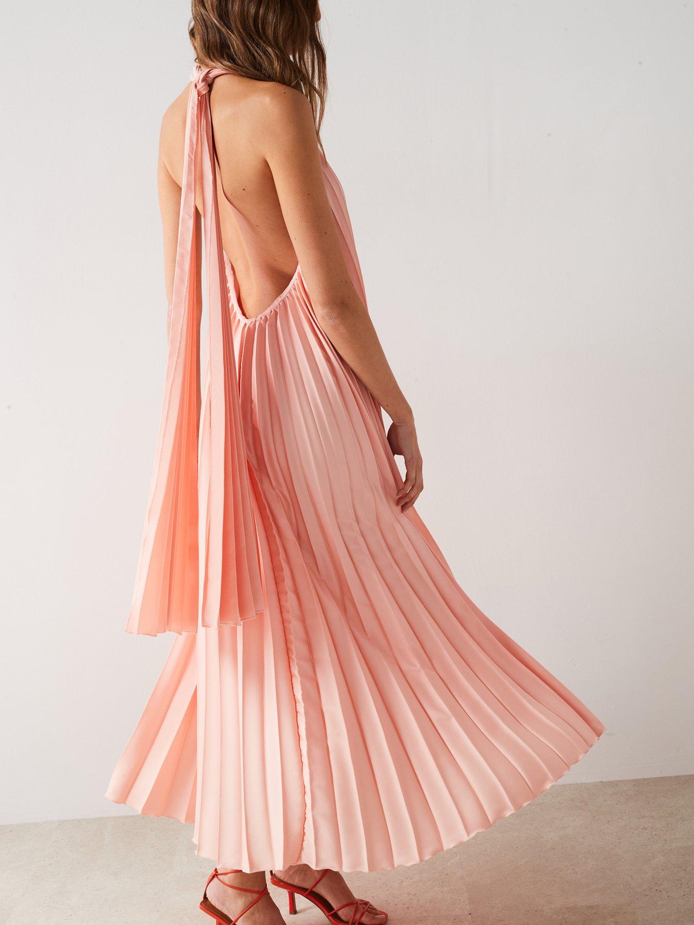 mango-pleated-long-dressdetail