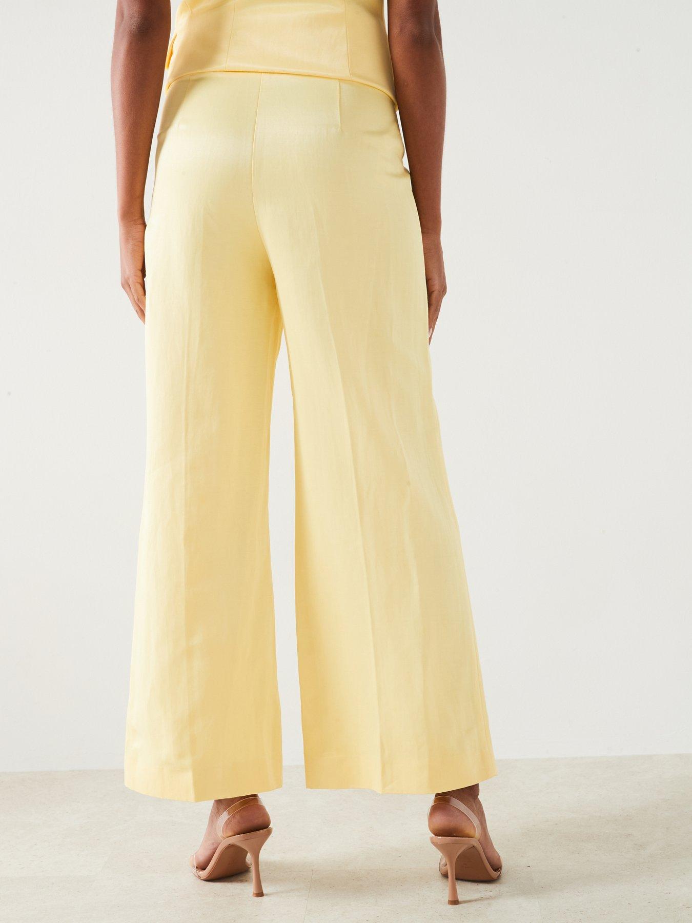 mango-flared-trousers-yellowstillFront