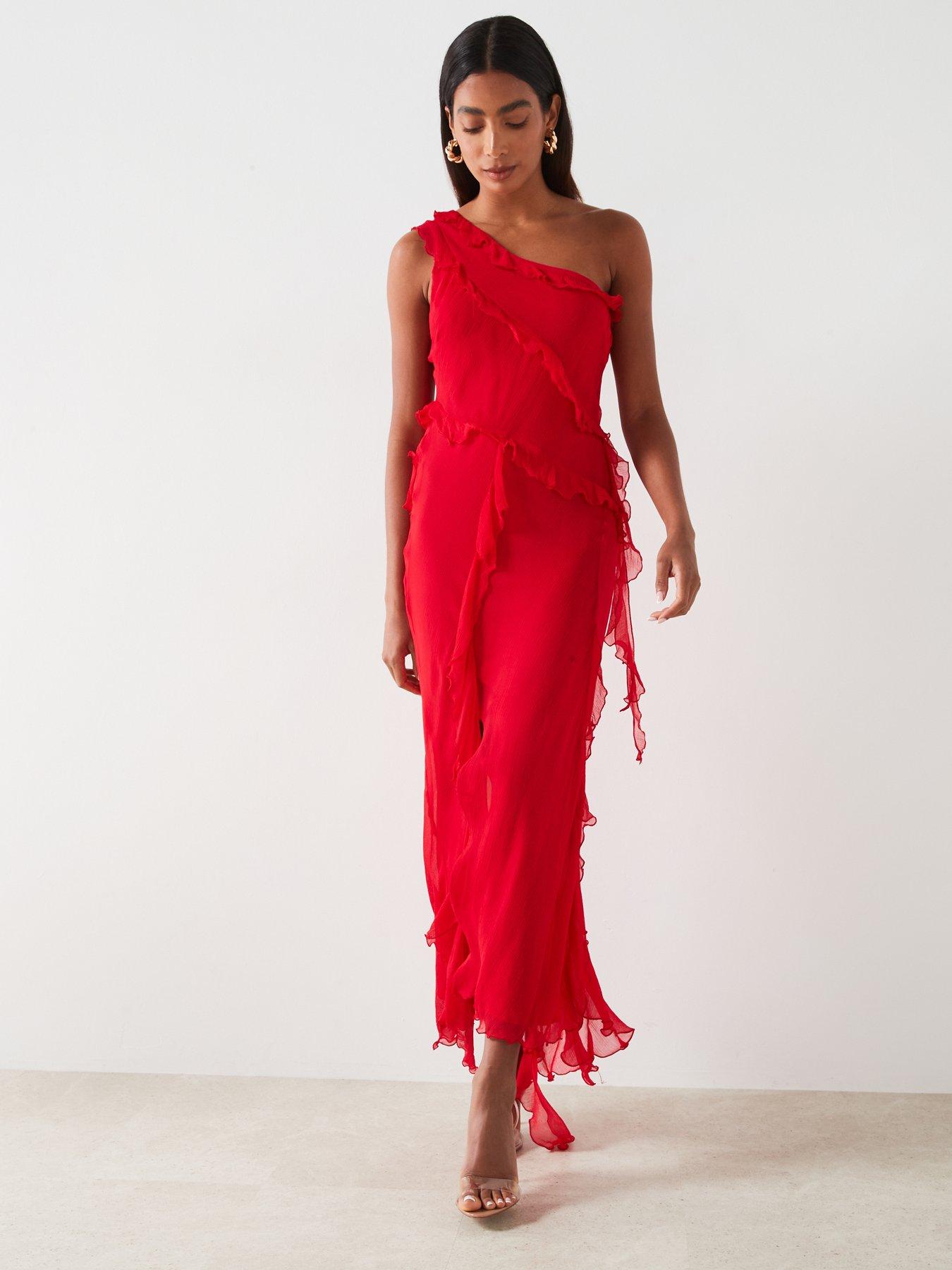 mango-nbspasymmetric-ruffled-maxinbspdress-redback