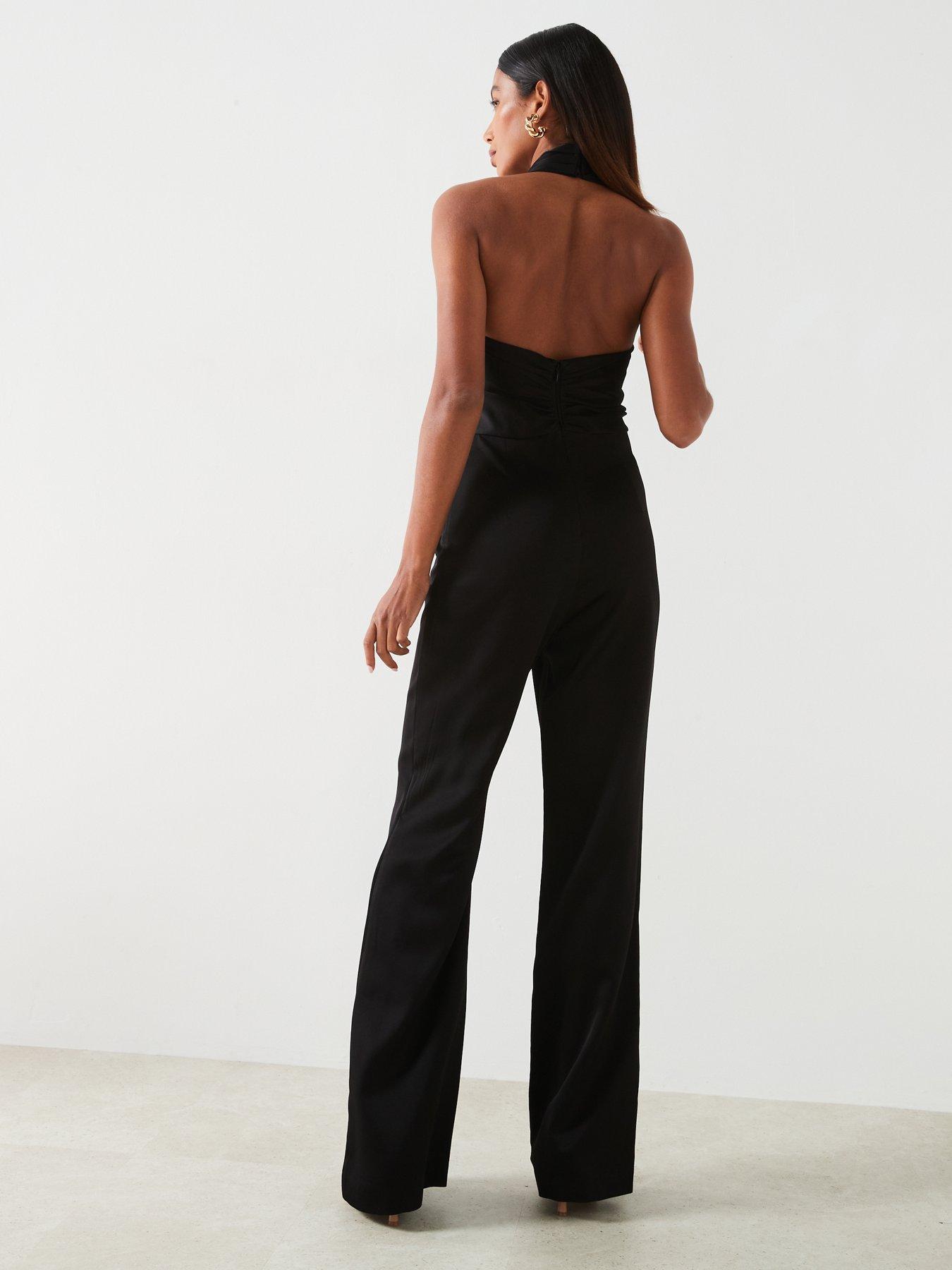 mango-phalter-neck-jumpsuit-blackpstillFront