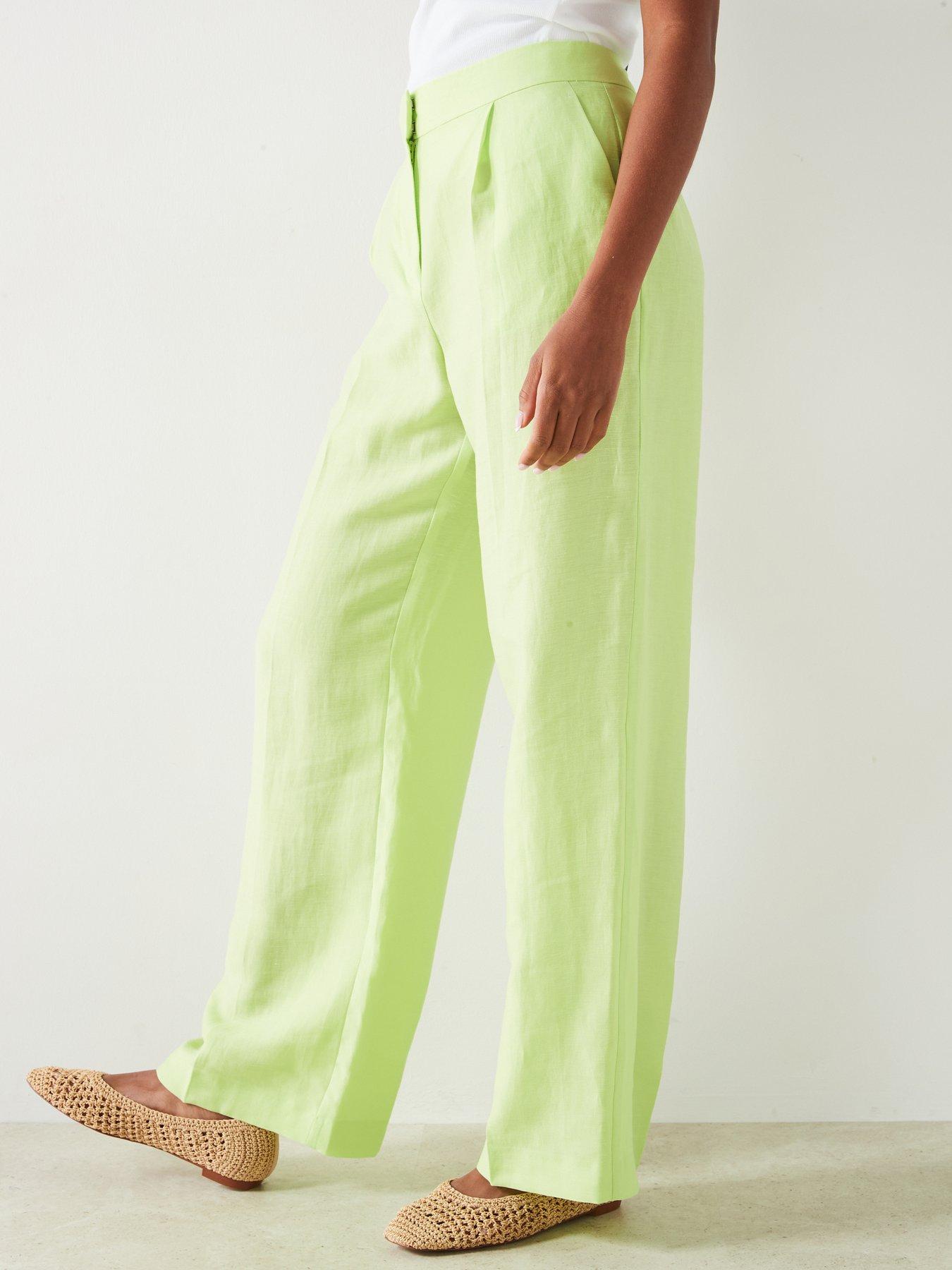 mango-wide-leg-linen-trousers--nbspgreenoutfit