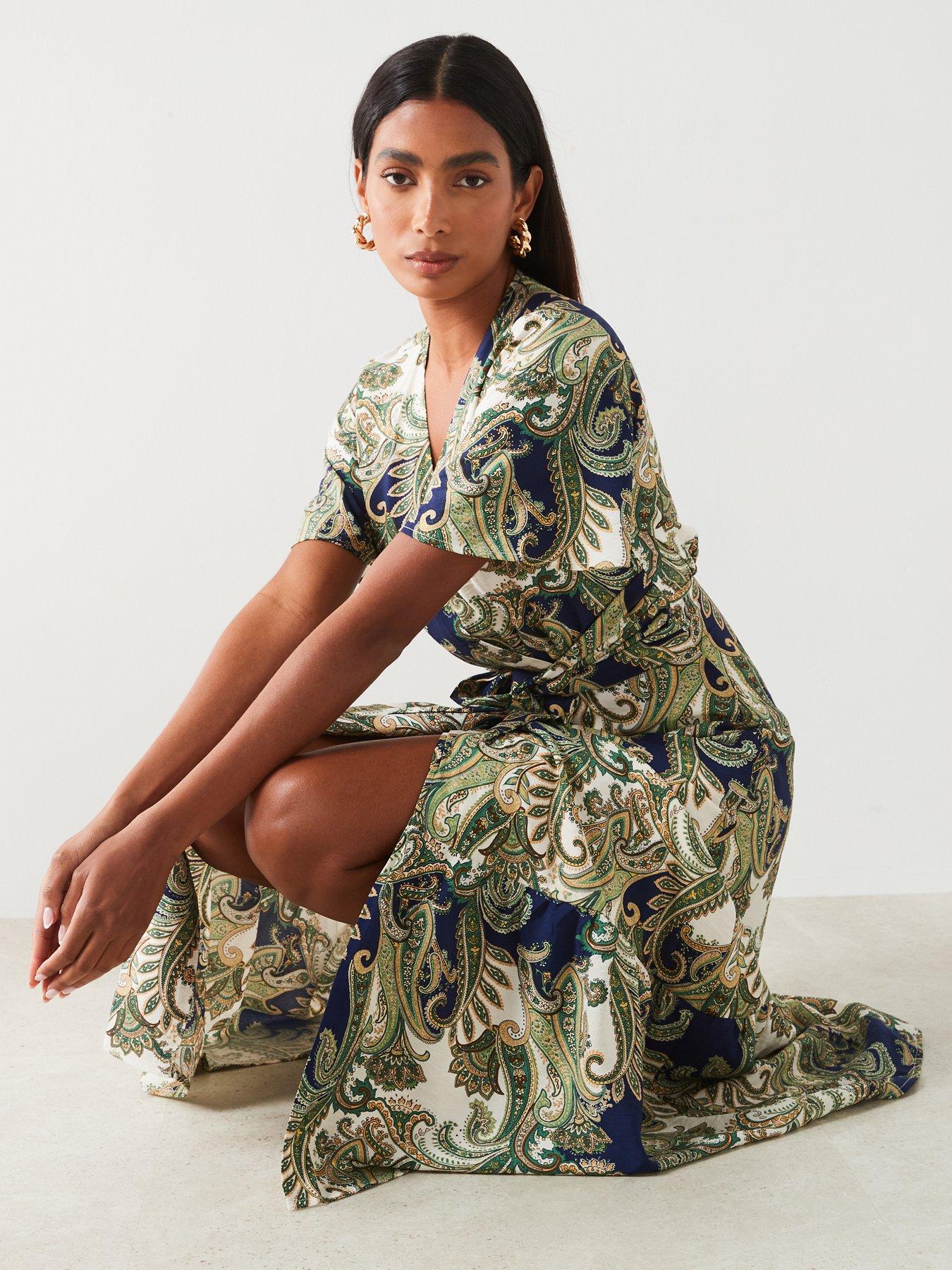 mango-printed-wrap-midi-dress-multidetail