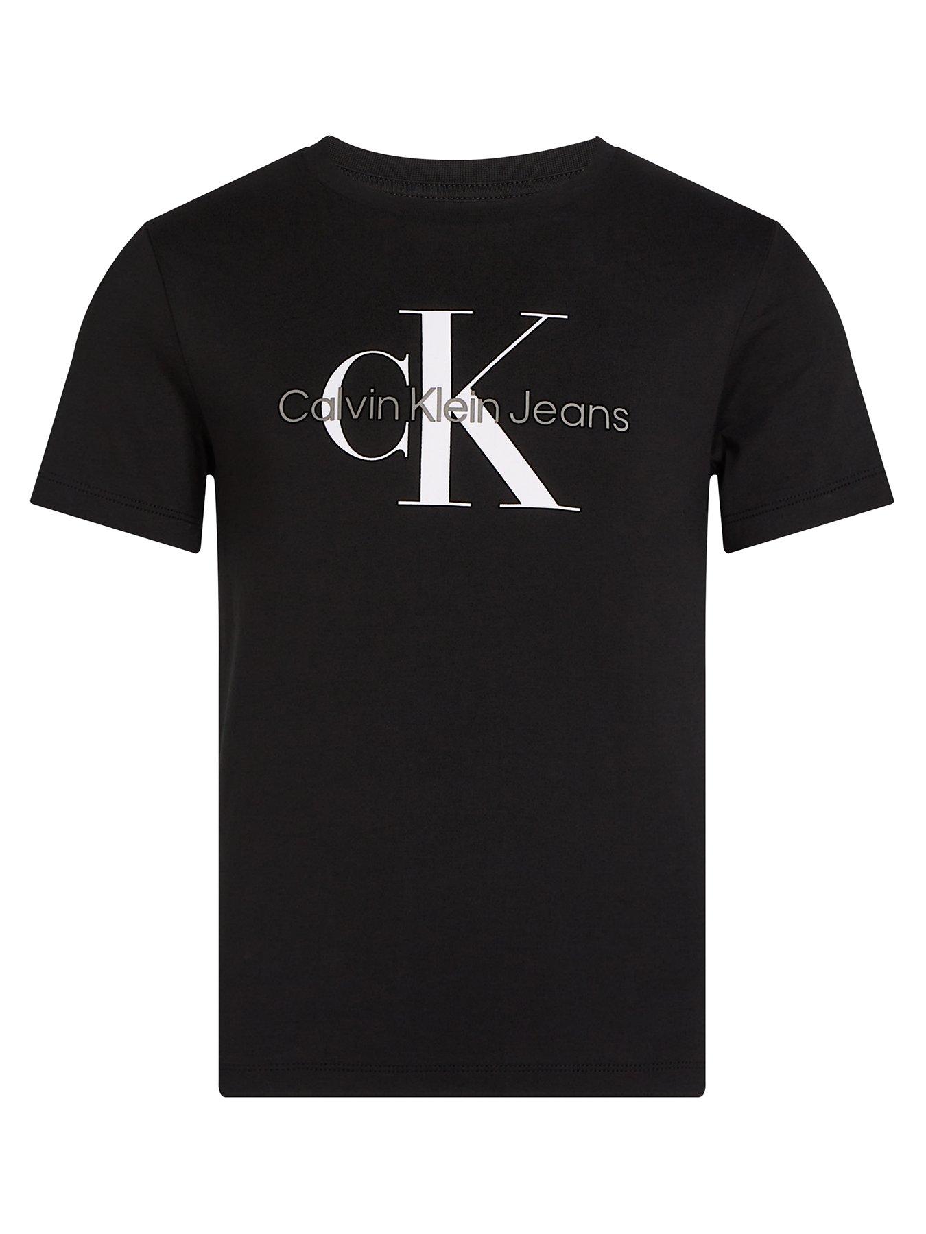 calvin-klein-jeans-kids-ck-monogram-short-sleeve-t-shirt-black