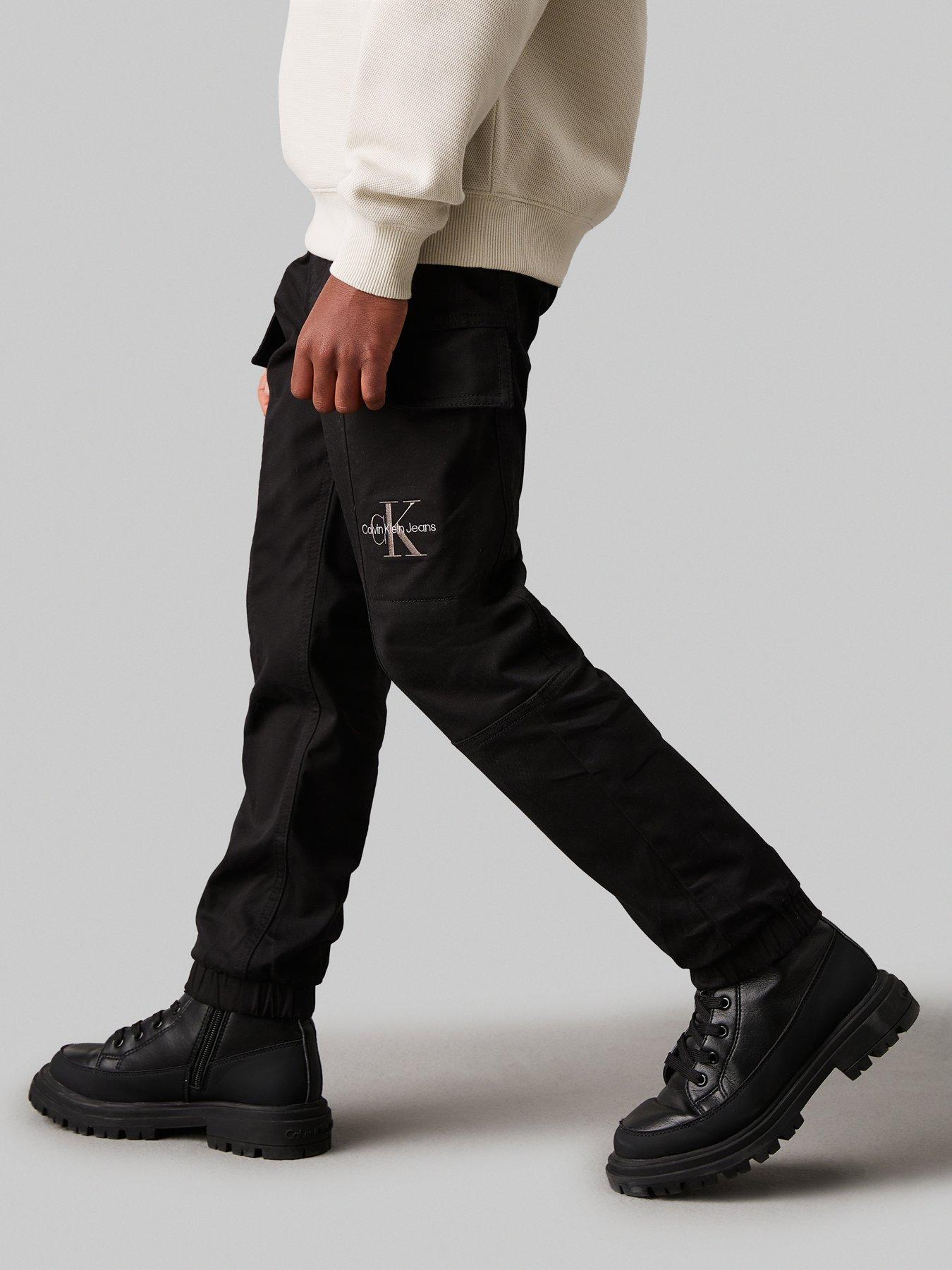 calvin-klein-jeans-boys-essential-woven-cargo-pants-black