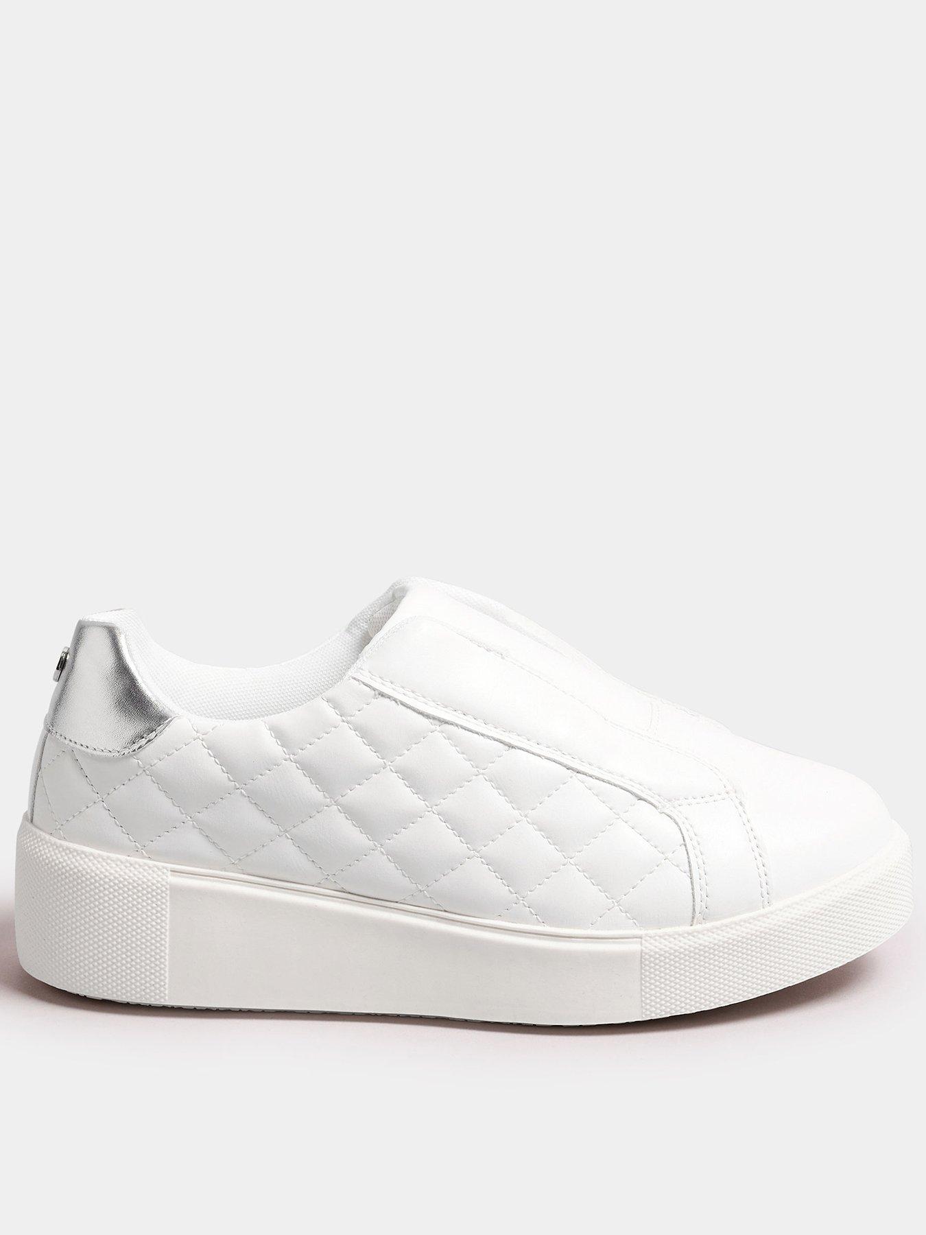 yours-wide-fit-wedge-trainer-quilted-white