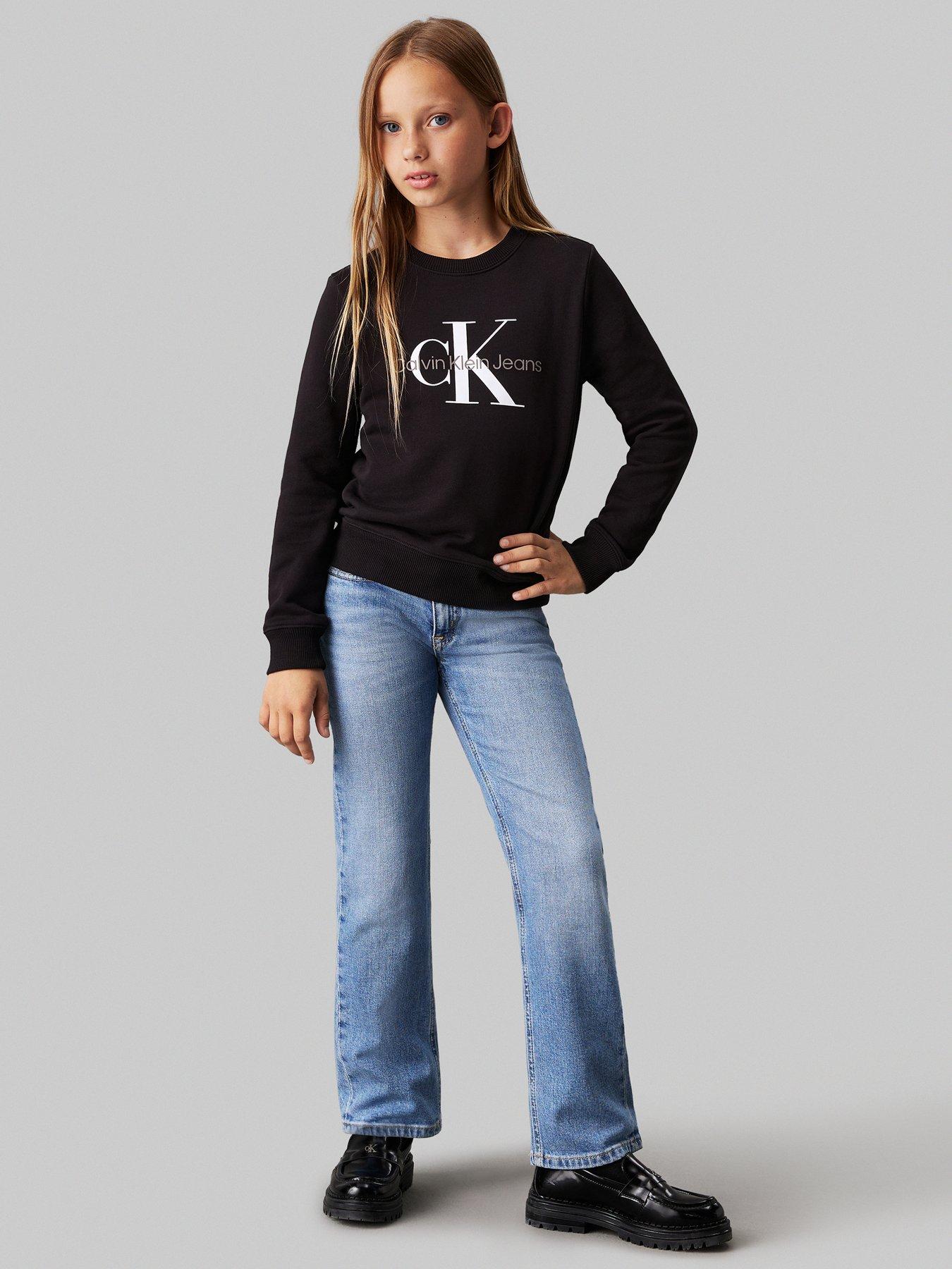 calvin-klein-jeans-kids-ck-monogram-terry-sweatshirt-blackstillFront