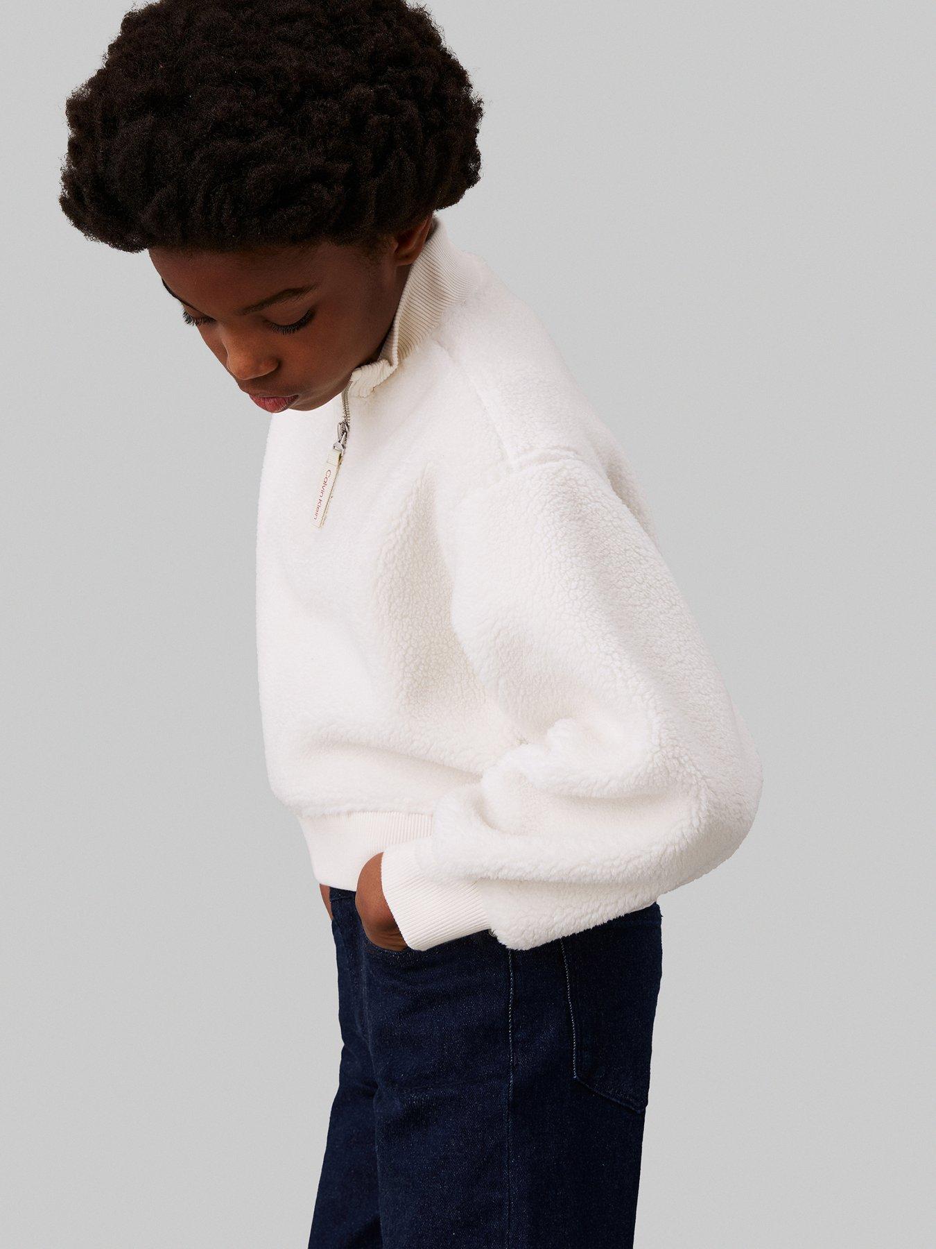 calvin-klein-jeans-girls-sherpa-fleece-zip-up-creamstillFront